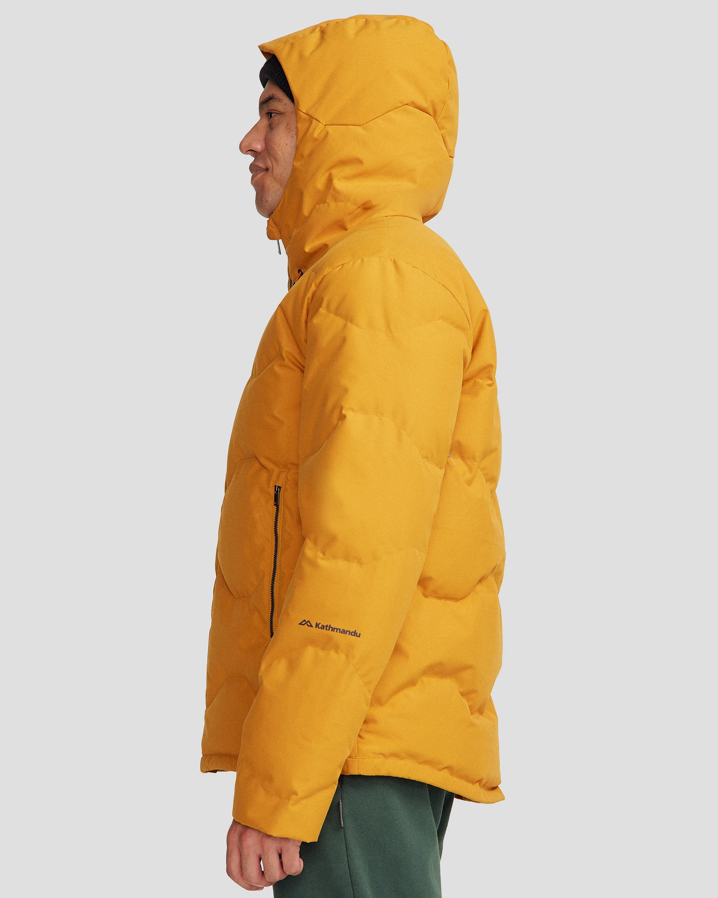 Men's Frisco X Down Hooded Jacket - Golden Oak