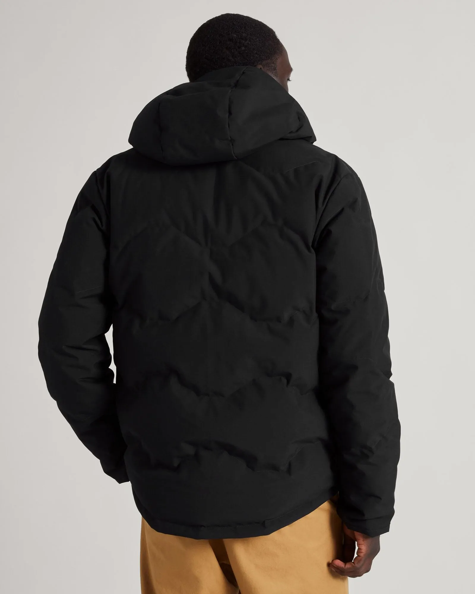 Men's Frisco X Hooded Down Jacket - Black