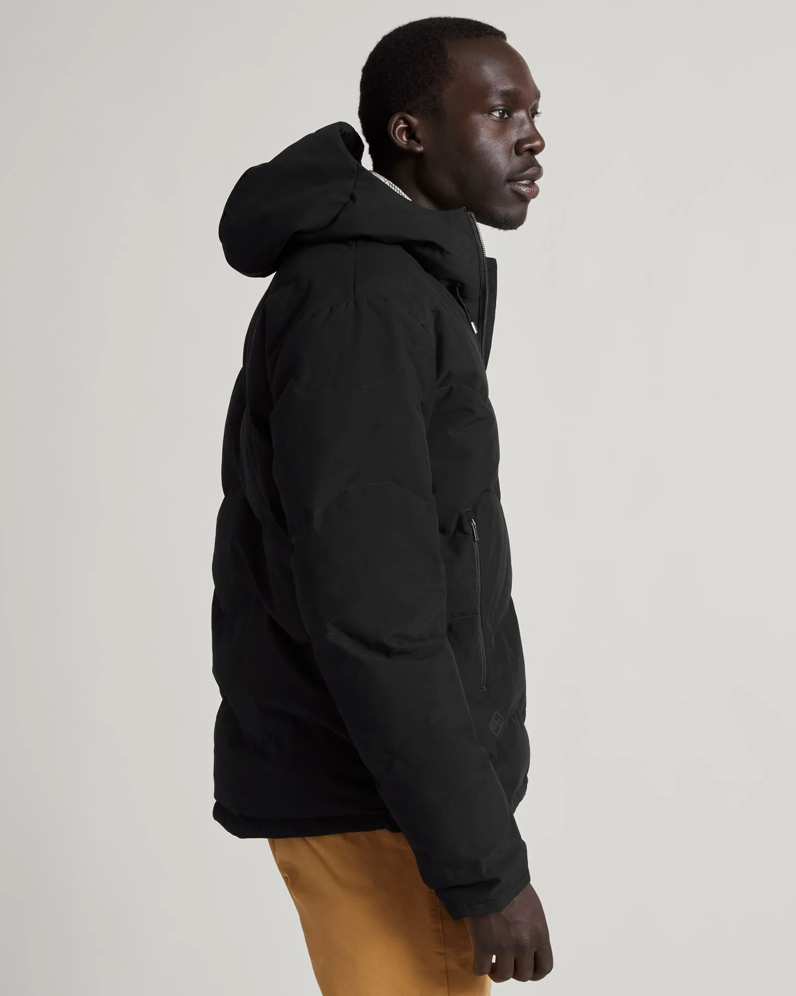 Men's Frisco X Hooded Down Jacket - Black