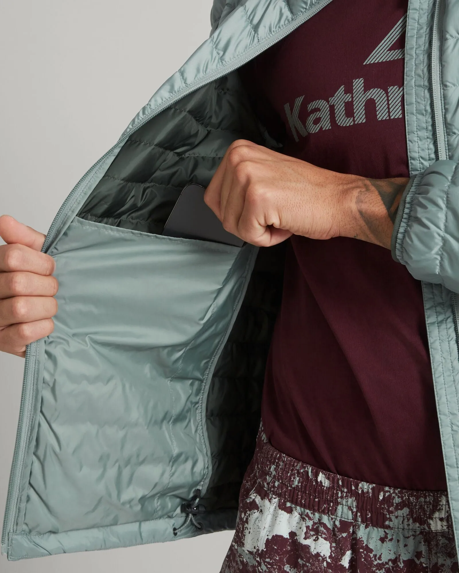 Men's Heli 600 Fill Lightweight Down Jacket - Gum Tree