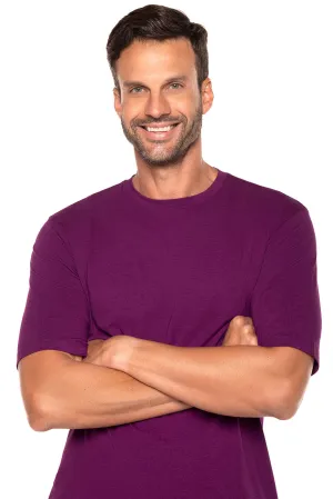 Men's Morada Everyday Short Sleeve T-Shirt | Rich Plum