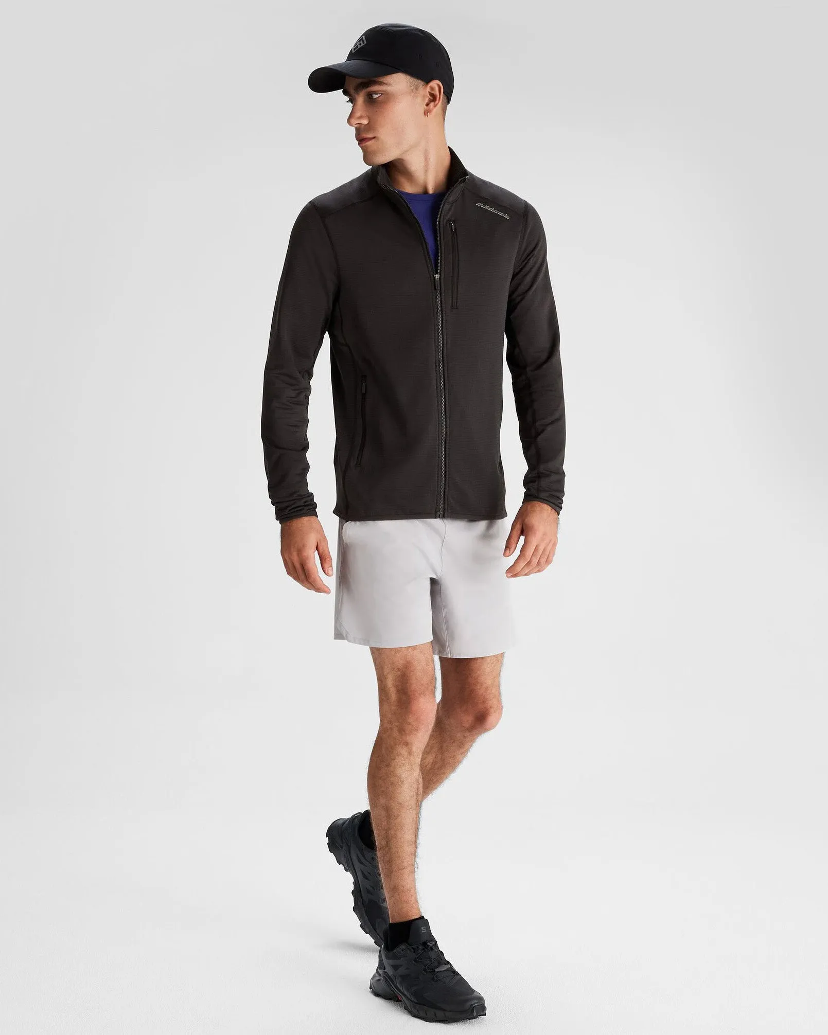 Men's Seeker Fleece Jacket - Black Stingray