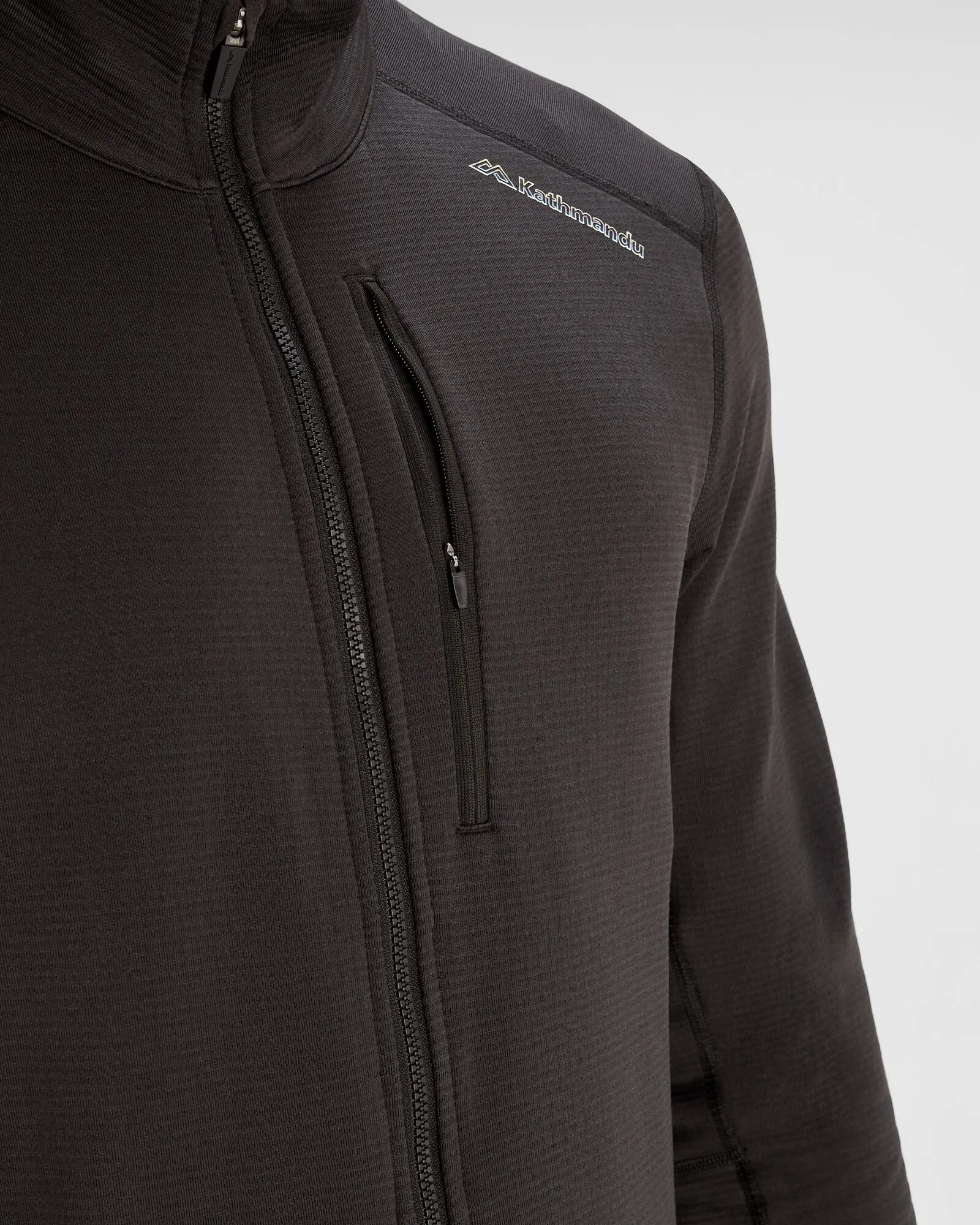 Men's Seeker Fleece Jacket - Black Stingray