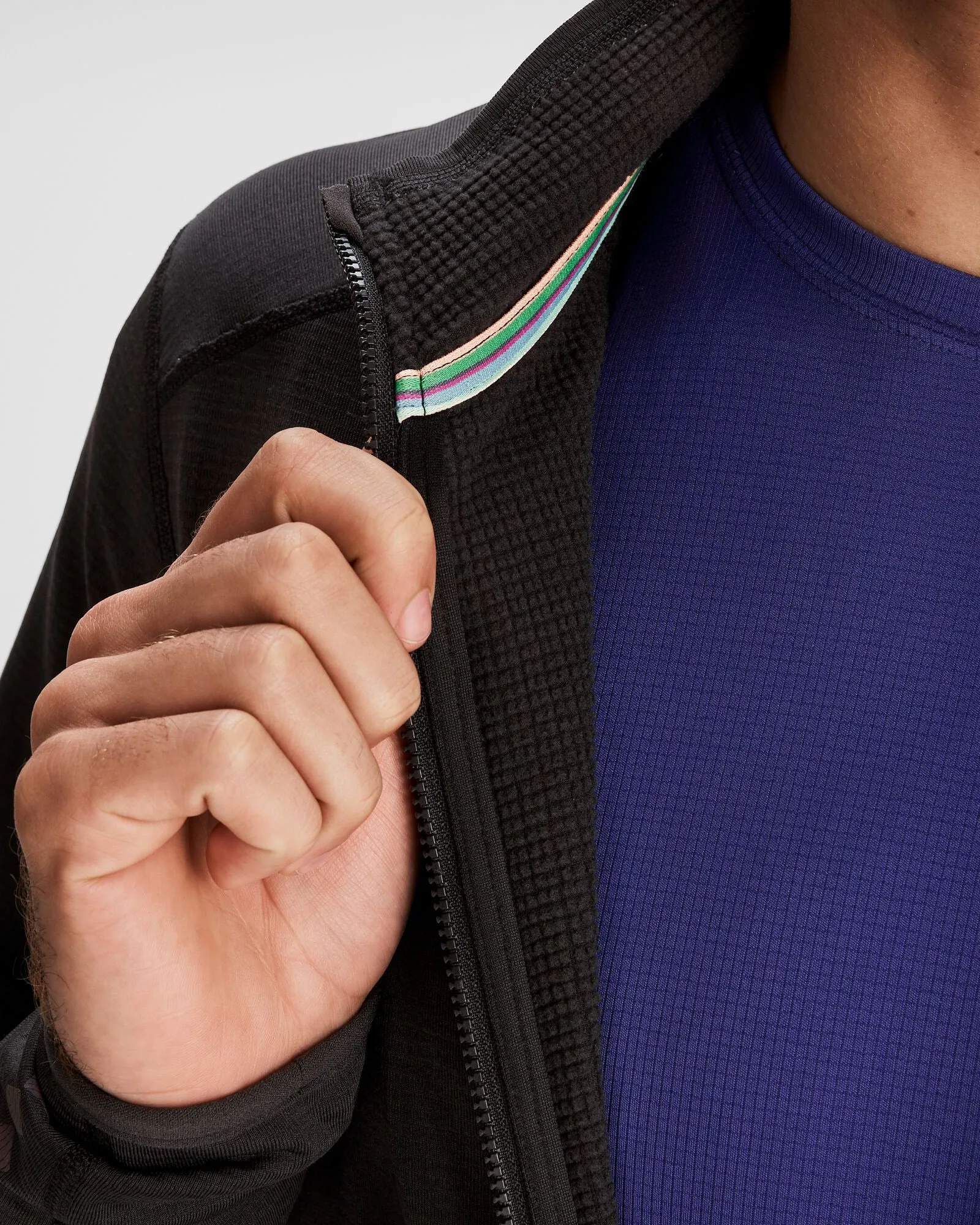 Men's Seeker Fleece Jacket - Black Stingray