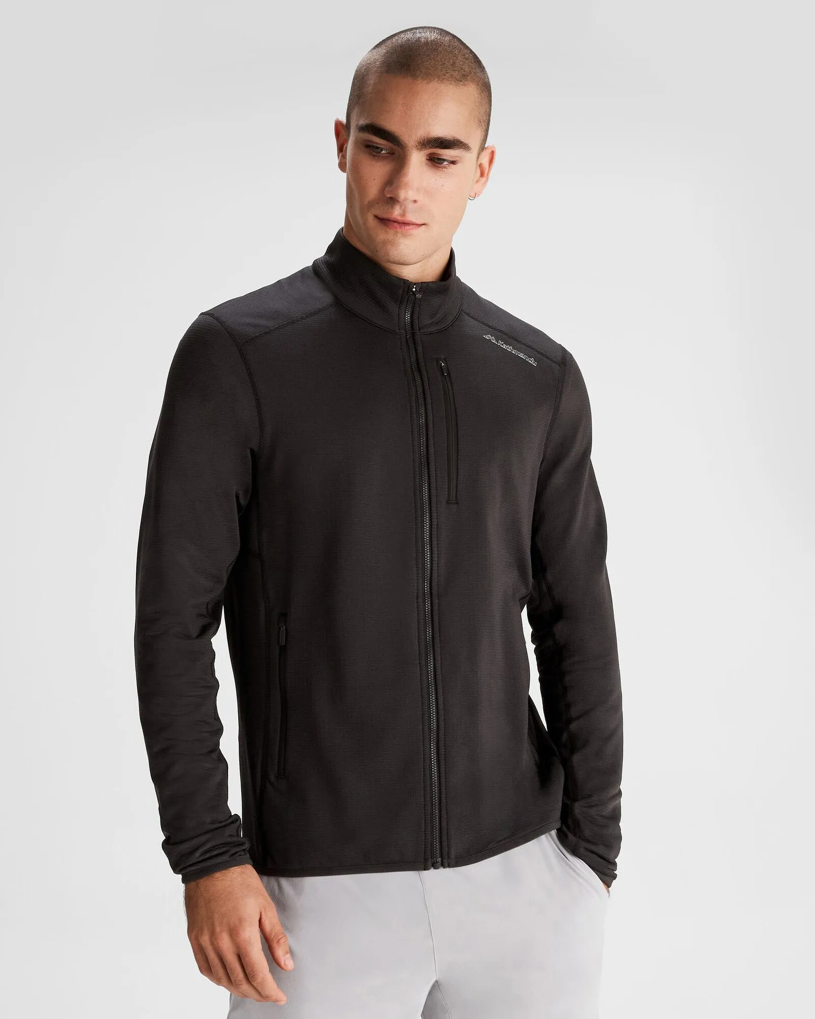 Men's Seeker Fleece Jacket - Black Stingray