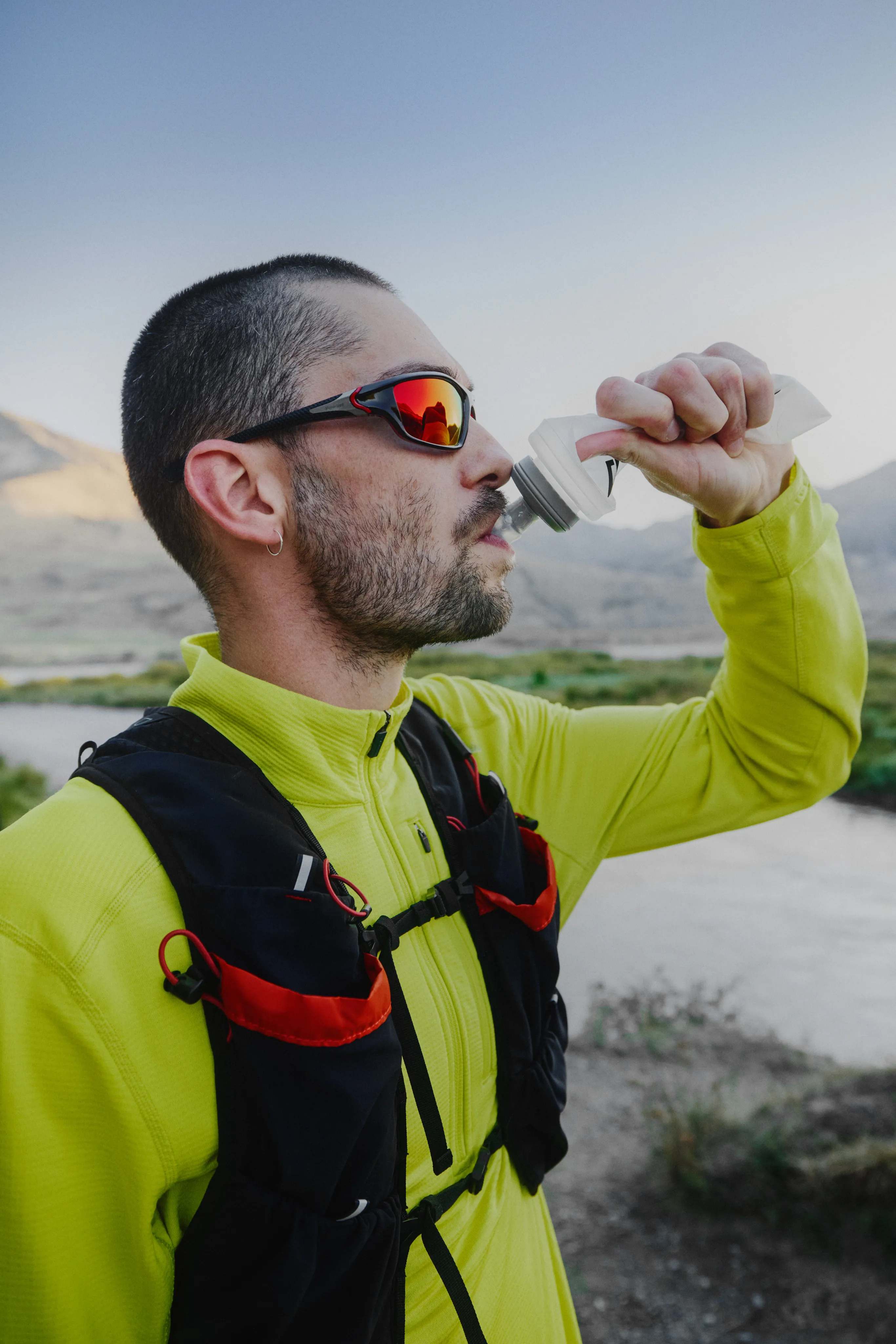 Men's Seeker Fleece ¼ Zip Pullover - Bright Moss