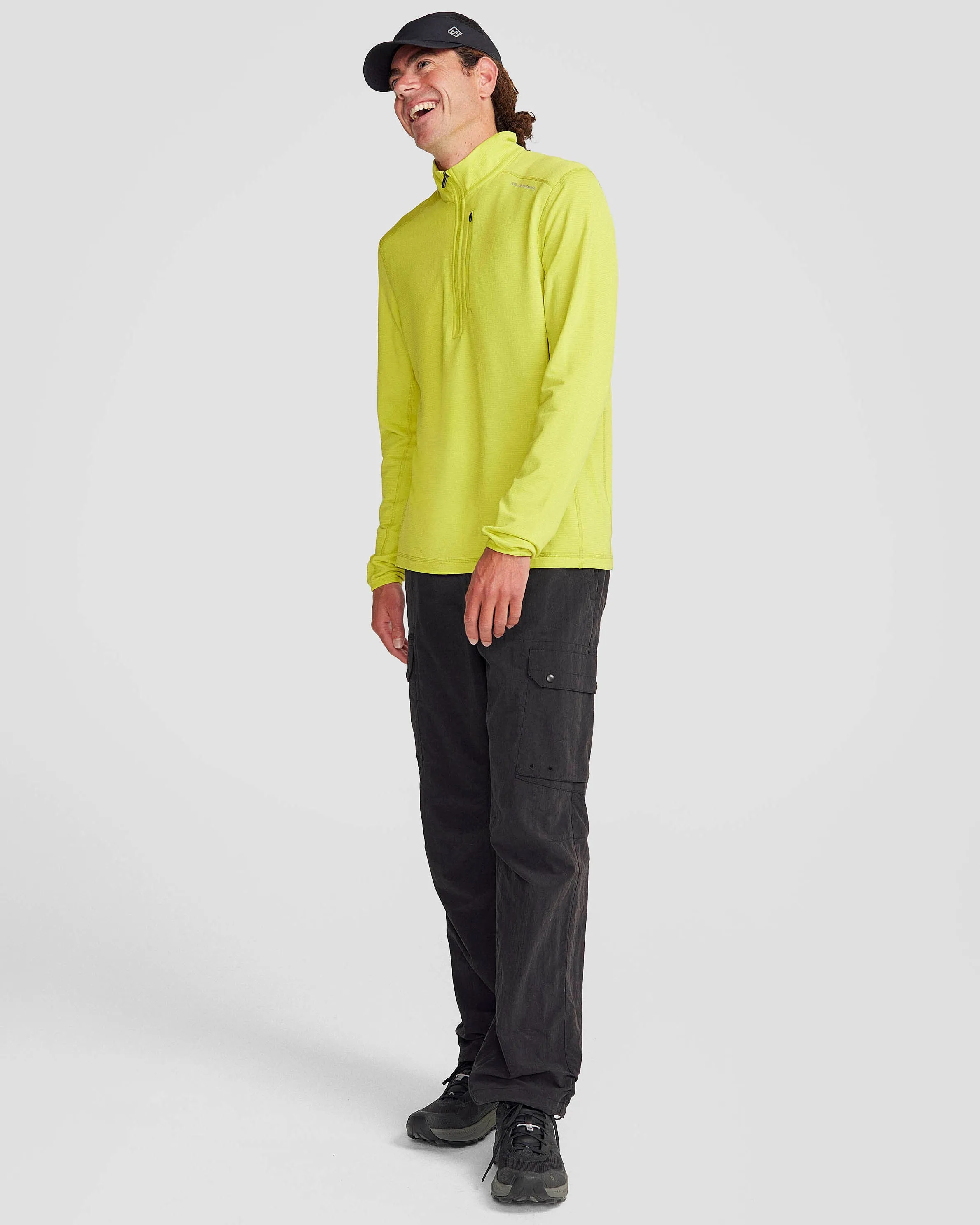 Men's Seeker Fleece ¼ Zip Pullover - Bright Moss