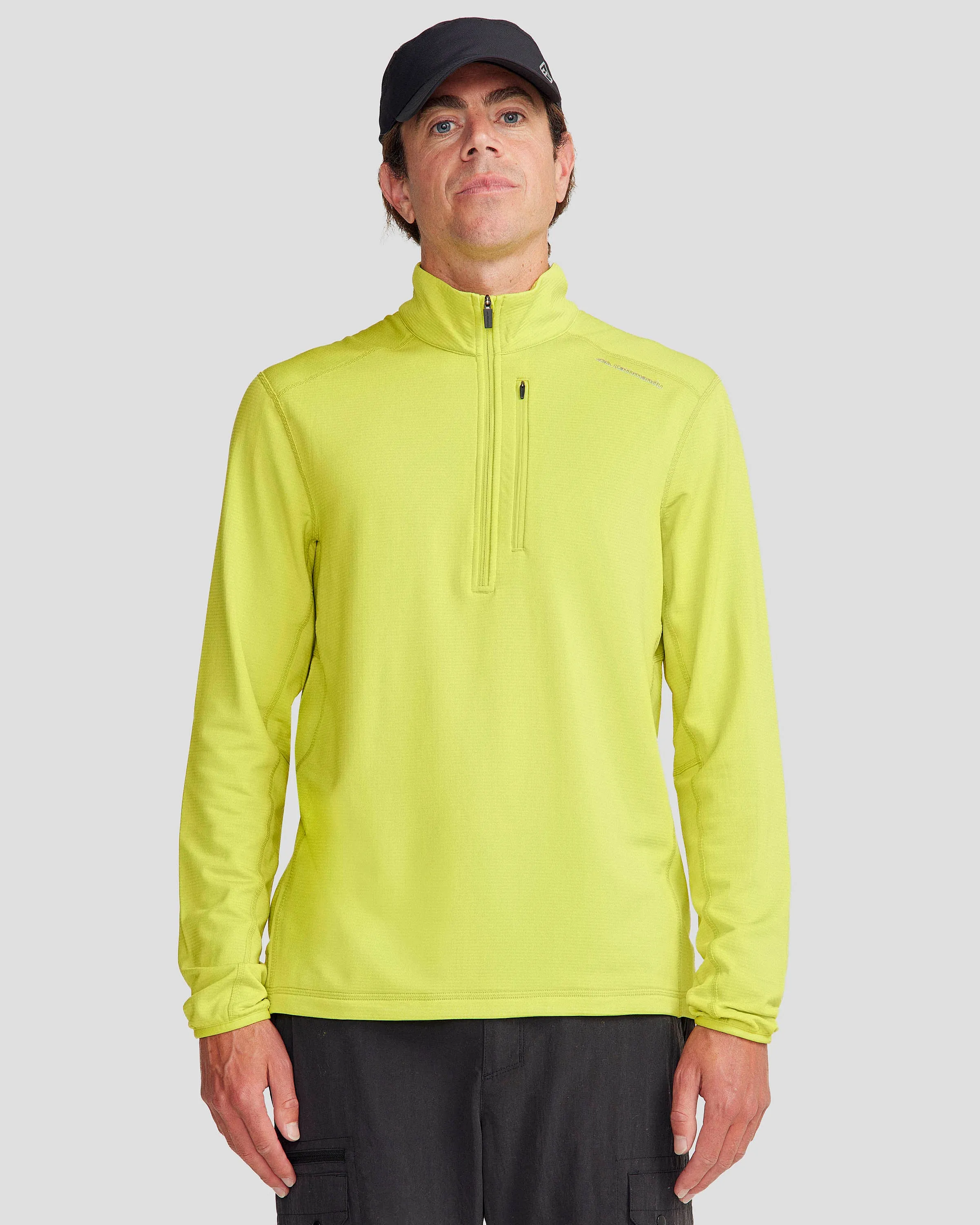 Men's Seeker Fleece ¼ Zip Pullover - Bright Moss