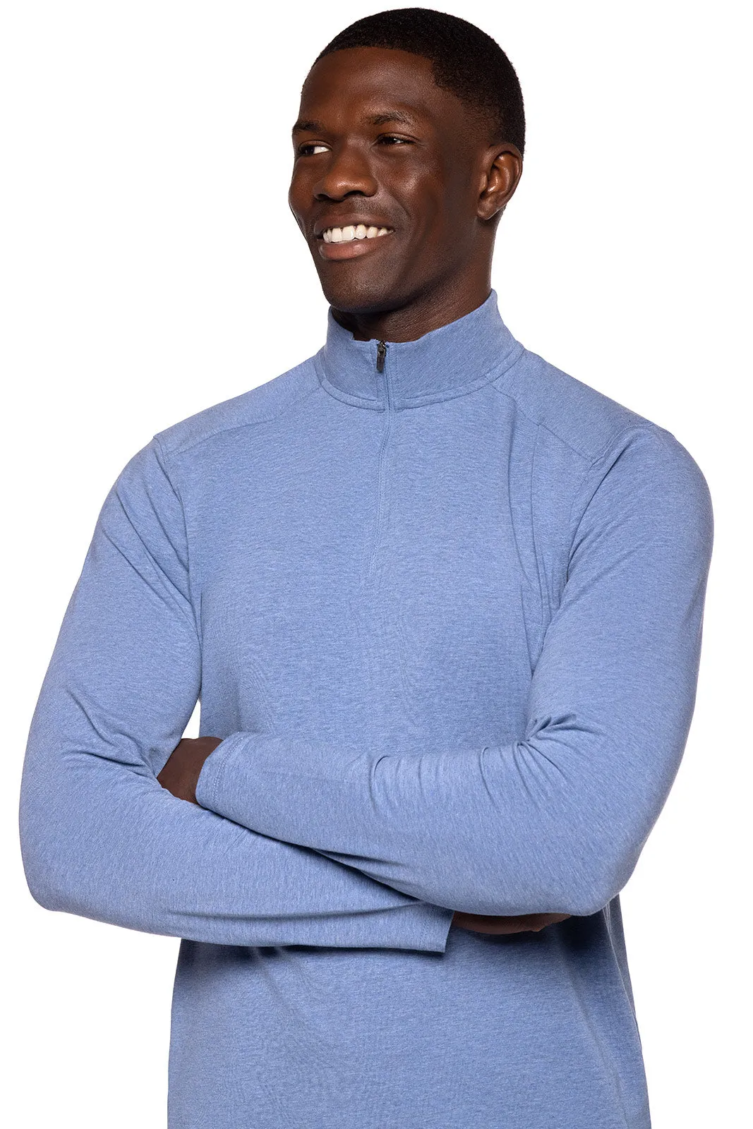 Men's Sonora Quarter-Zip | Pacific Blue Heather