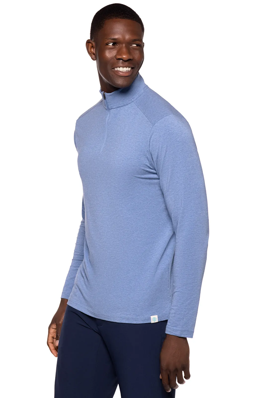 Men's Sonora Quarter-Zip | Pacific Blue Heather