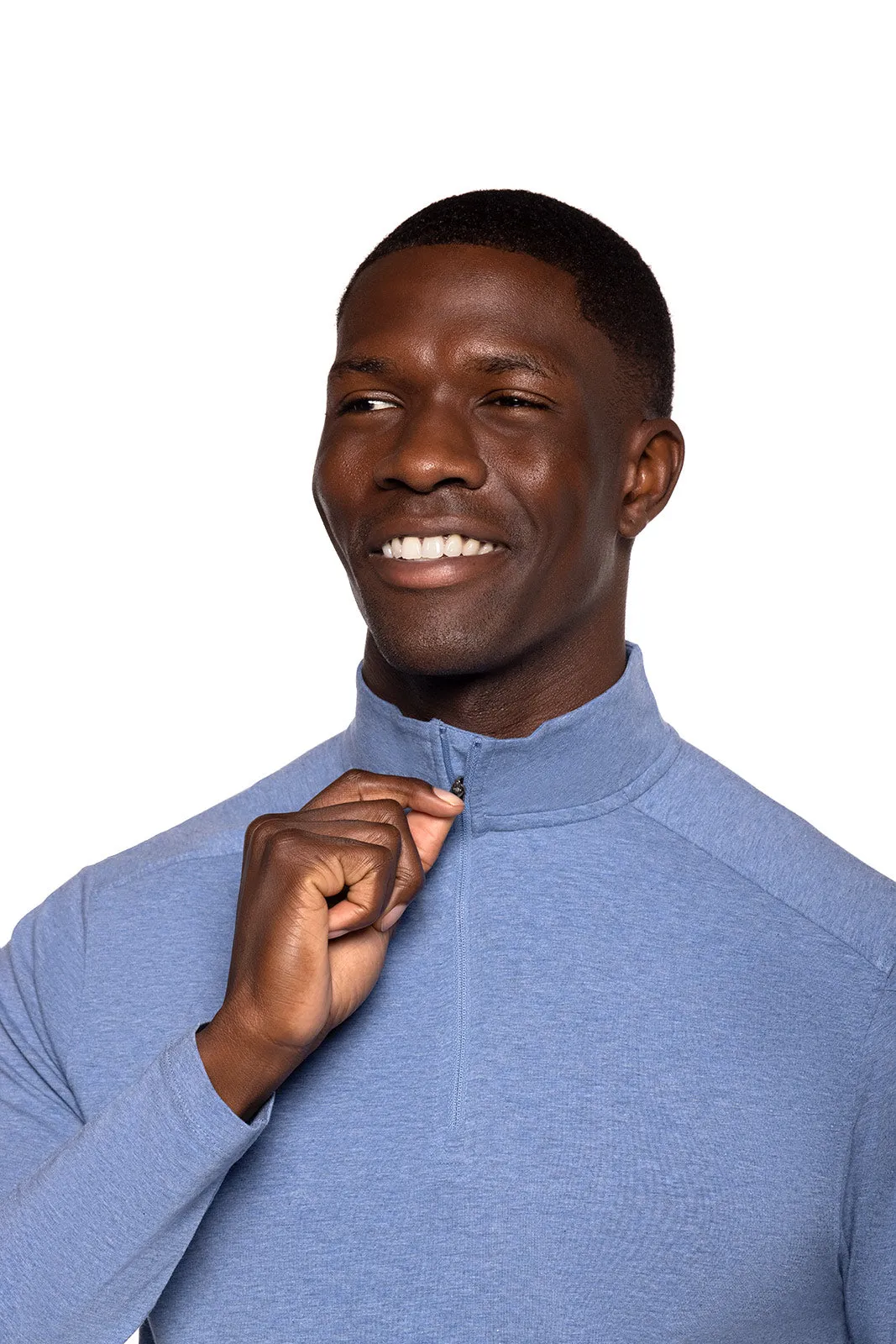 Men's Sonora Quarter-Zip | Pacific Blue Heather