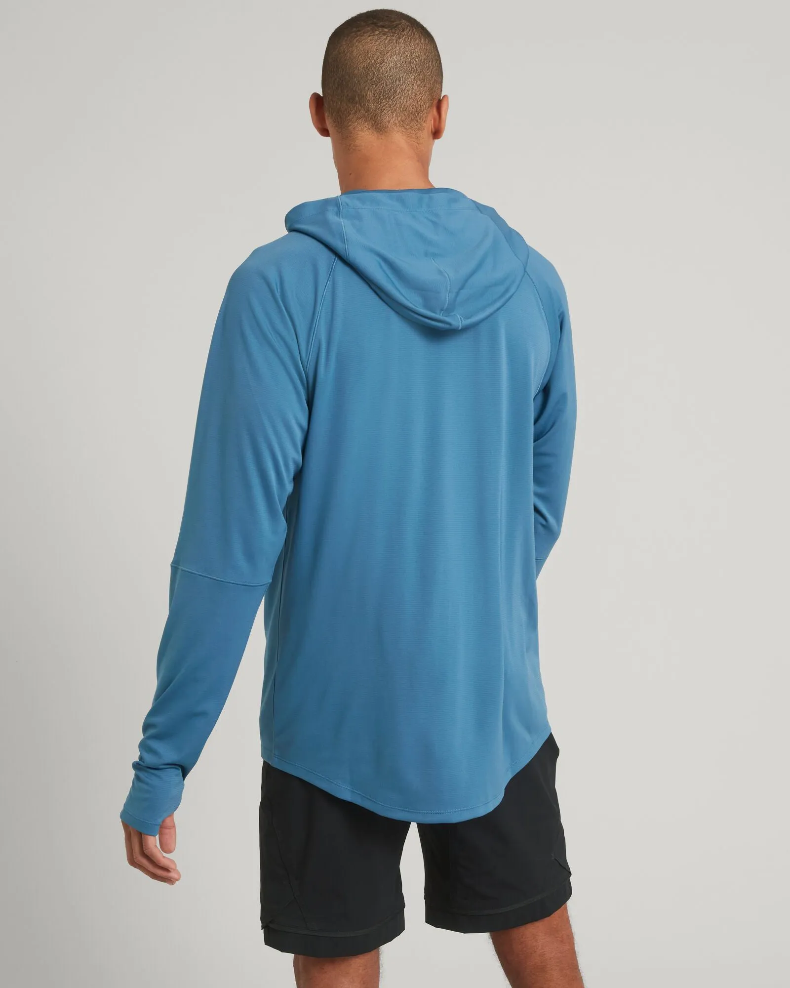 Men's SUN-Stopper Hoodie - Steel Blue