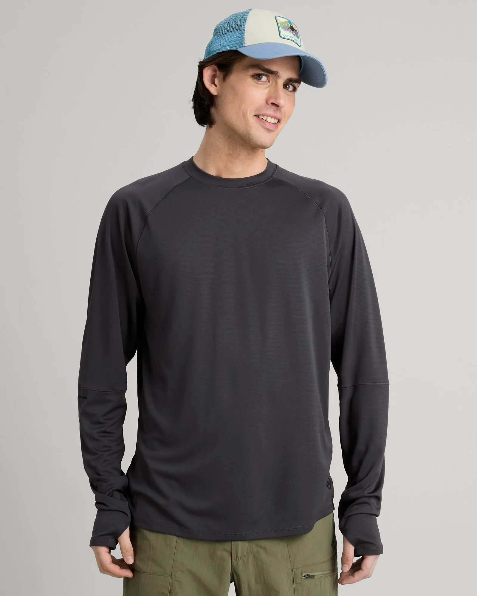 Men's SUN-Stopper Long Sleeve Top - Graphite