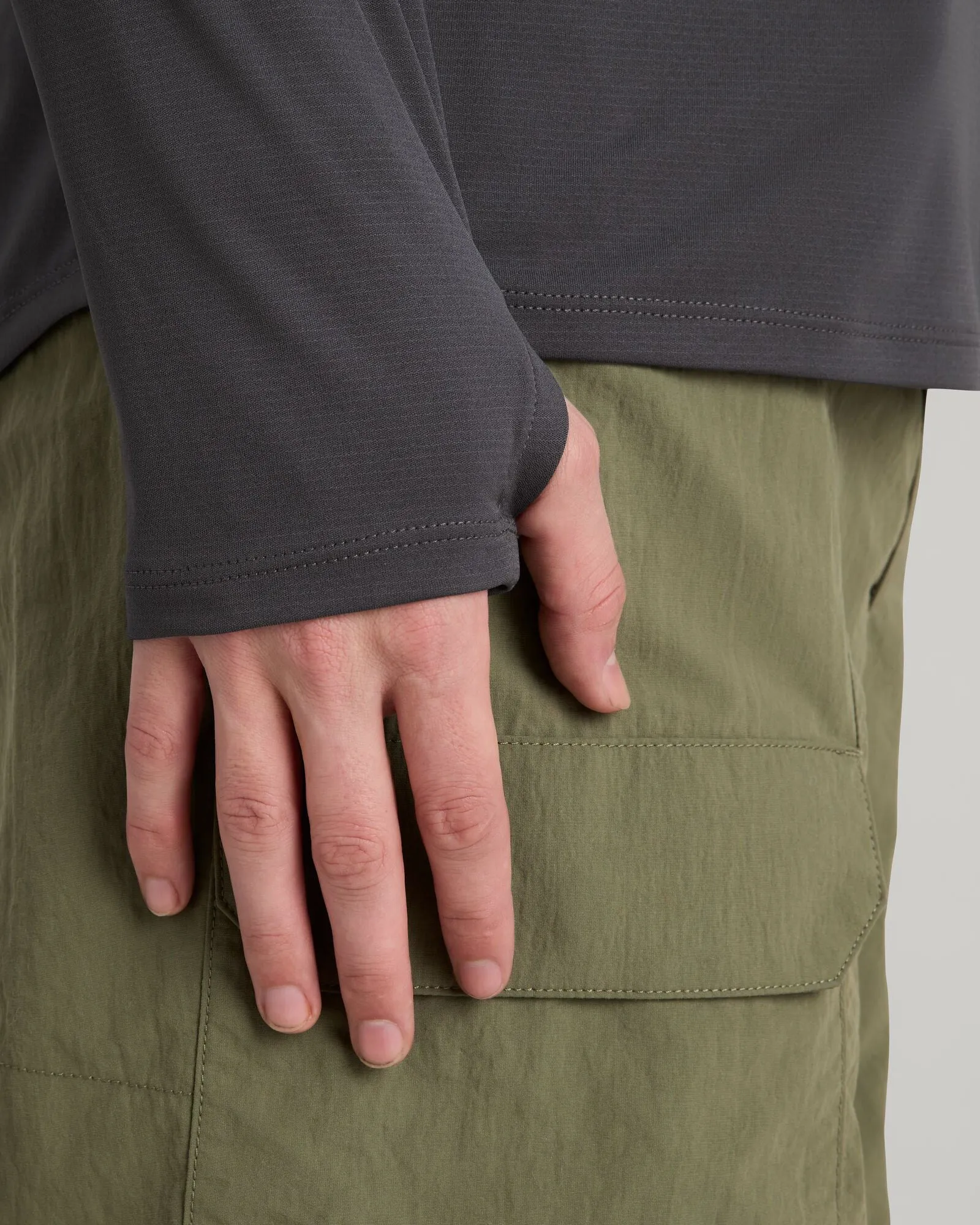 Men's SUN-Stopper Long Sleeve Top - Graphite