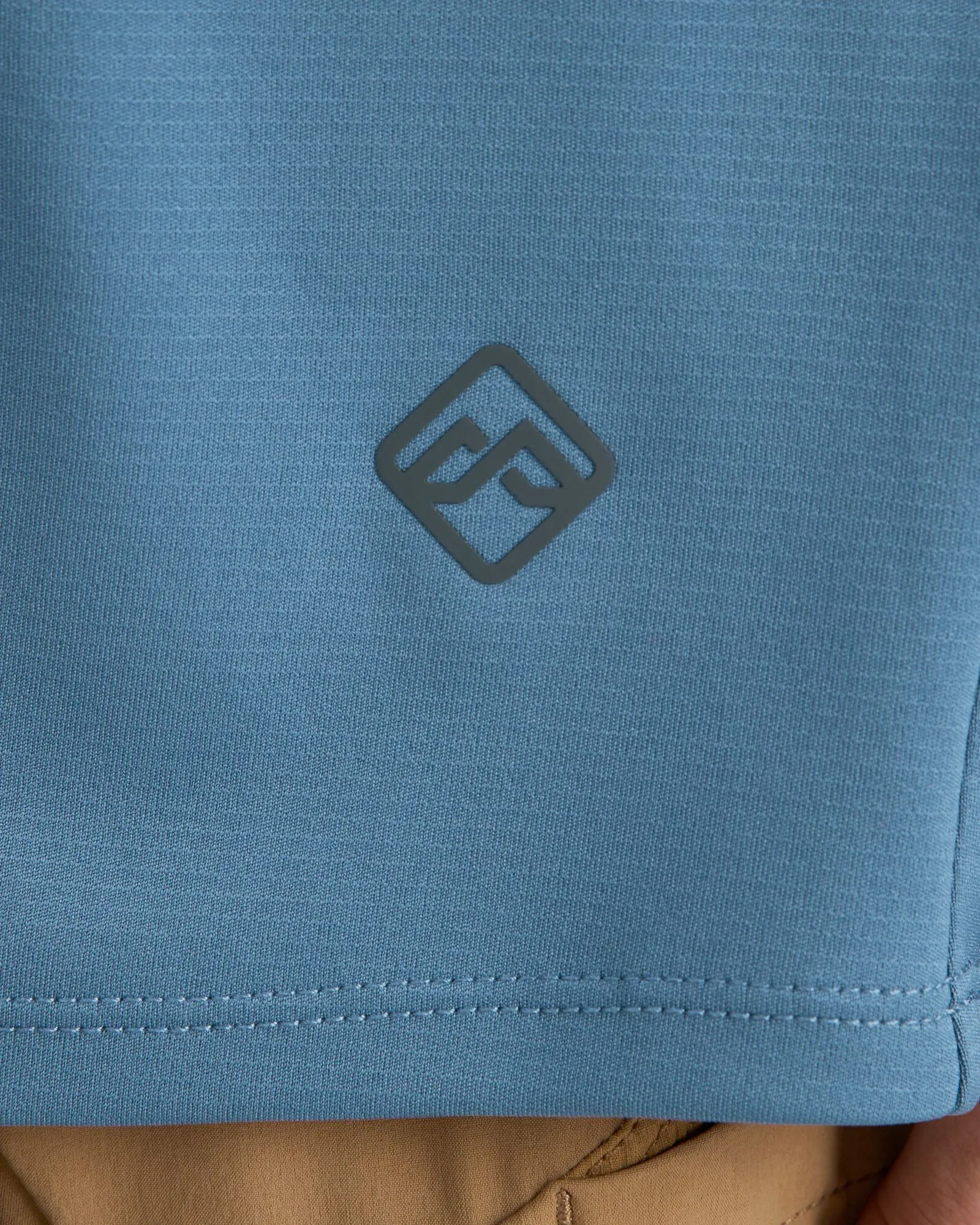 Men's SUN-Stopper Long Sleeve Top - Steel Blue