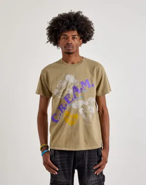 Merch Traffic  Wu Tang Cream Short Sleeve Tee