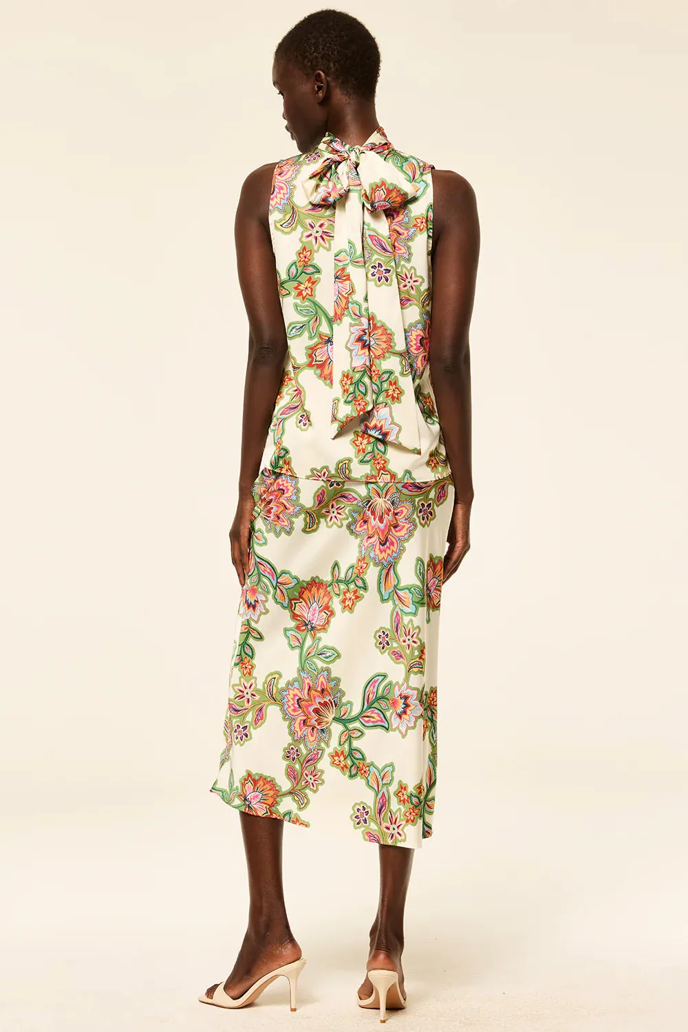 Mi92167 Lattice Floral Top