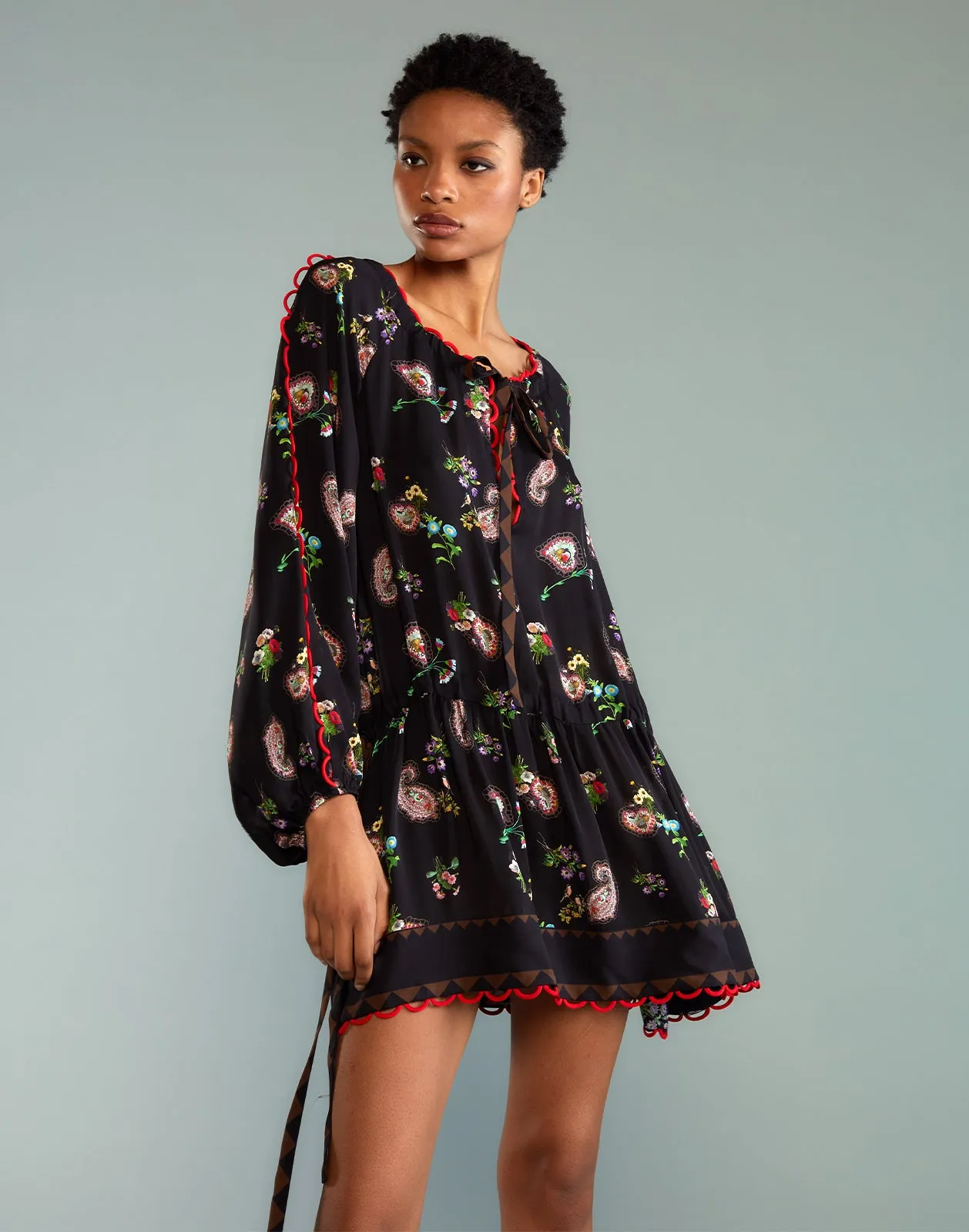Midnight Garden Mini Dress