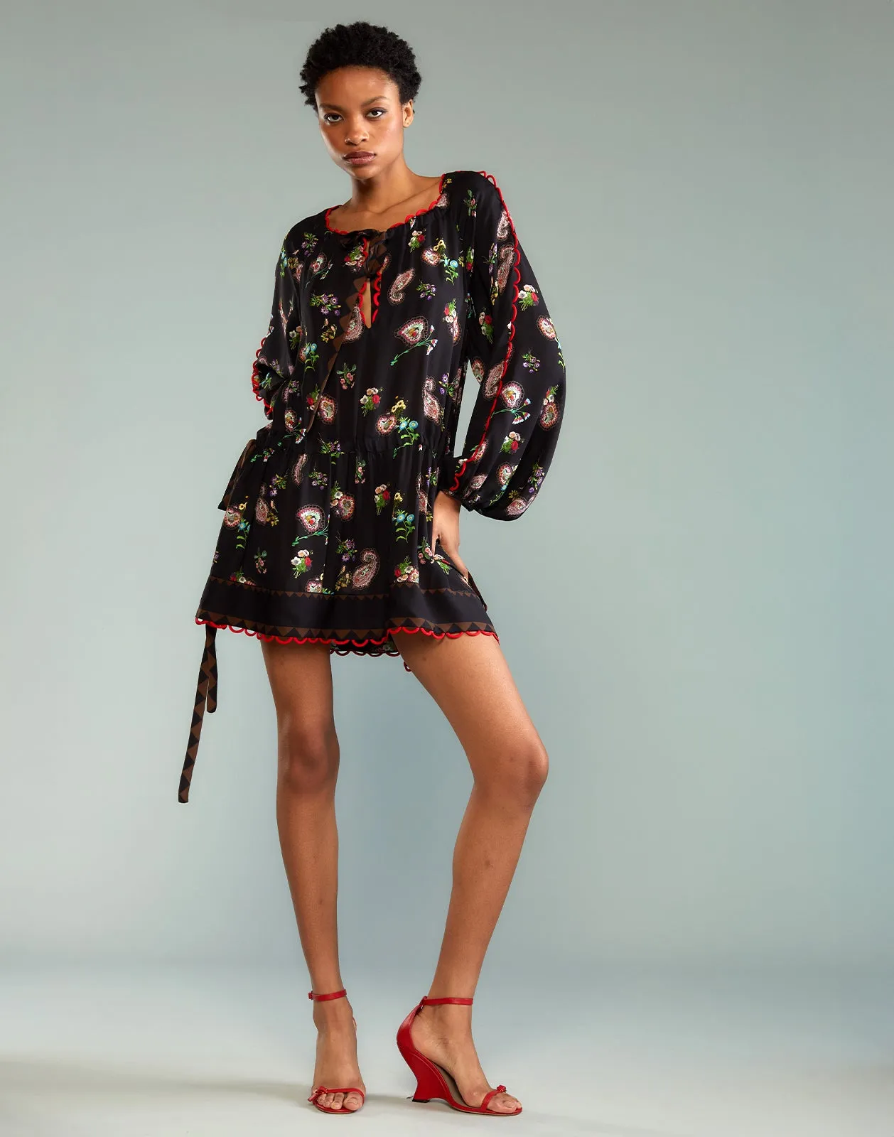 Midnight Garden Mini Dress