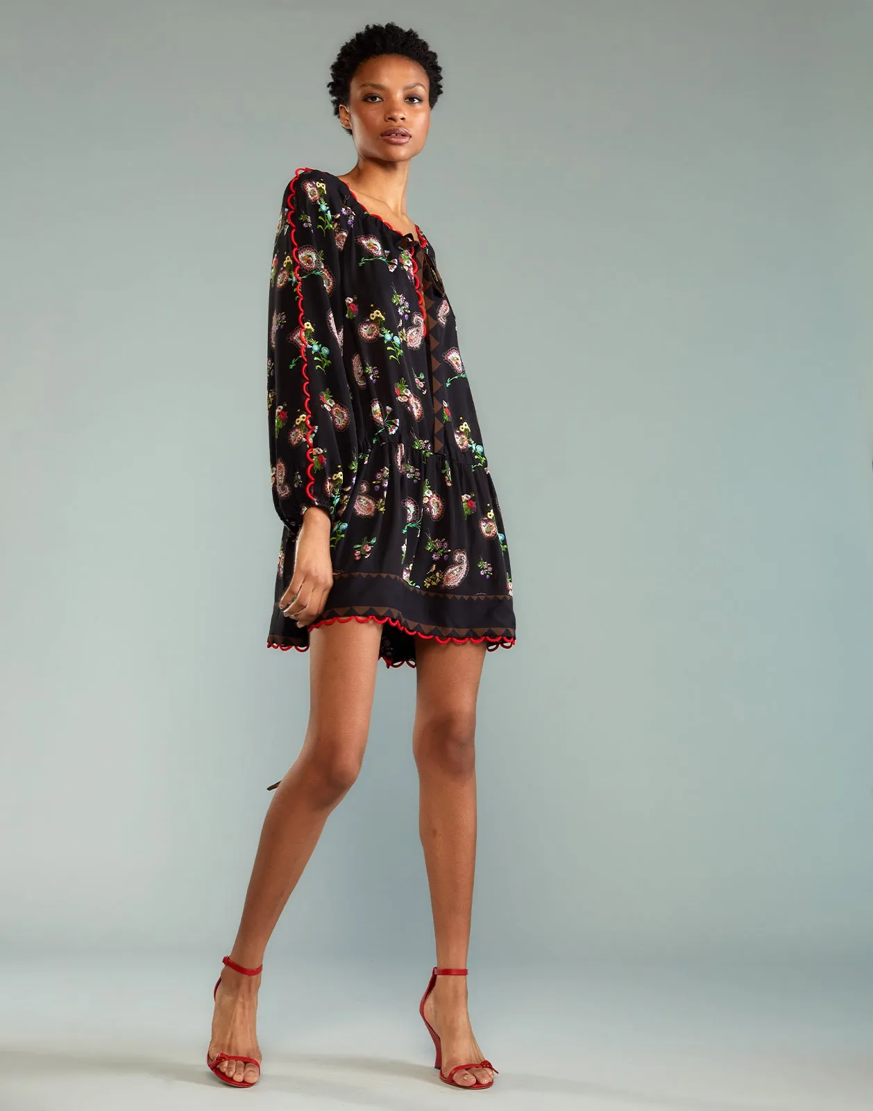Midnight Garden Mini Dress