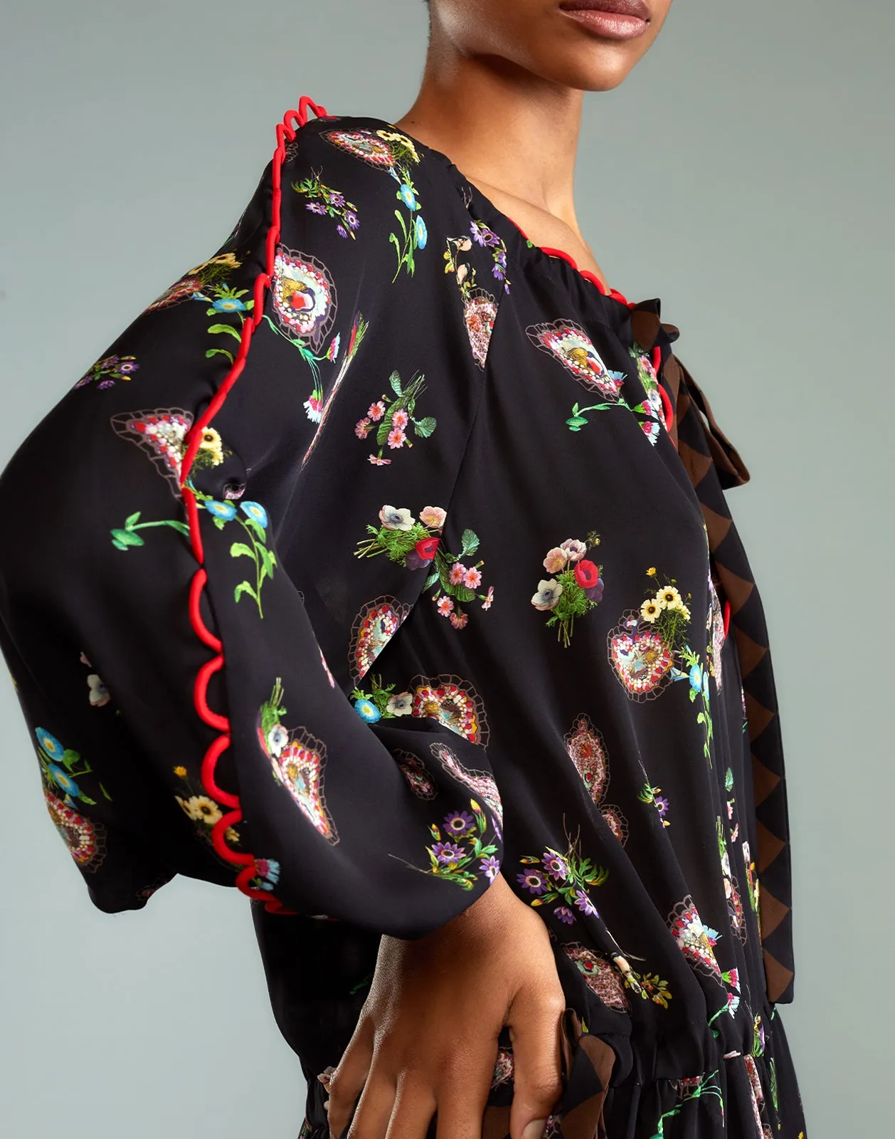 Midnight Garden Mini Dress
