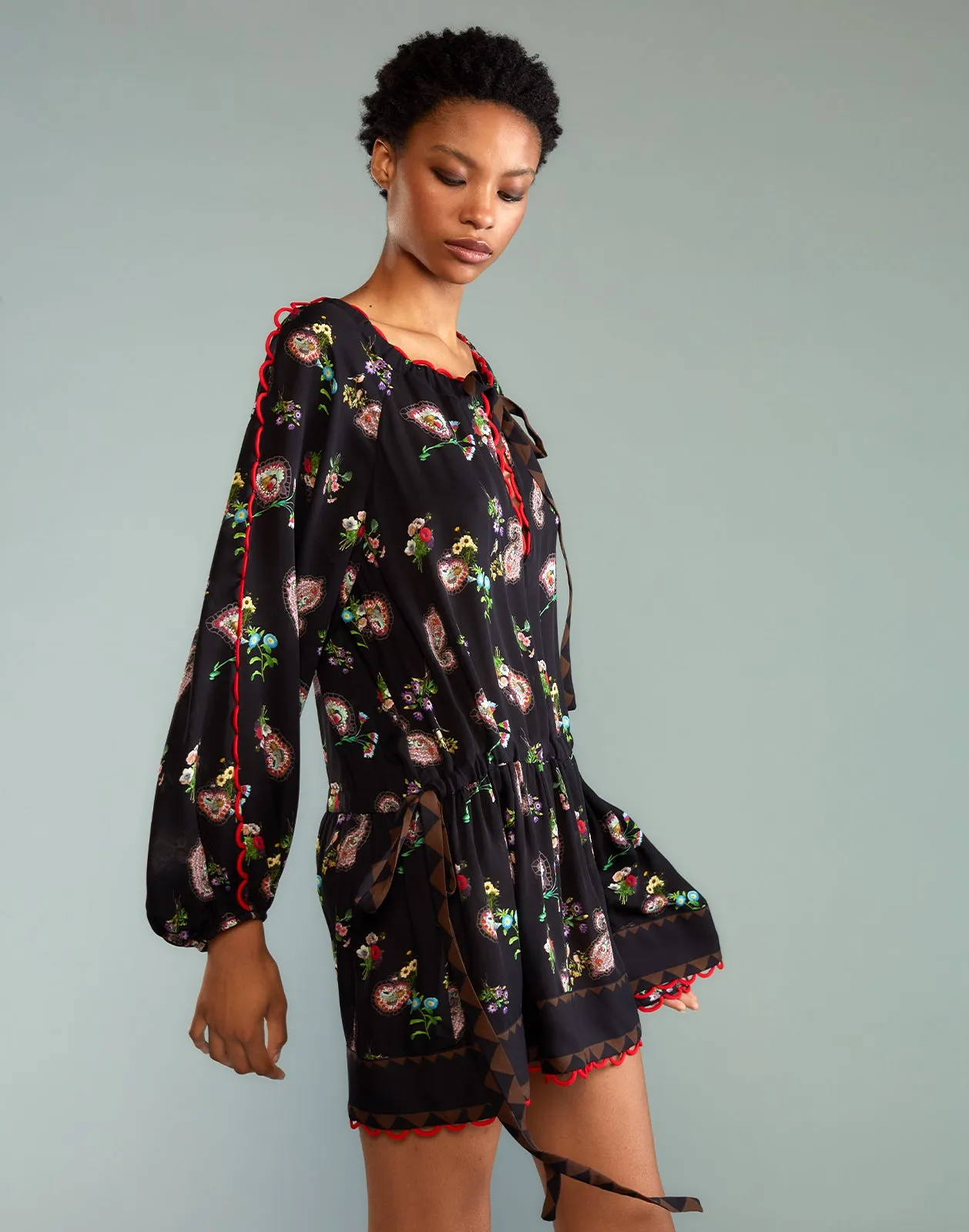 Midnight Garden Mini Dress