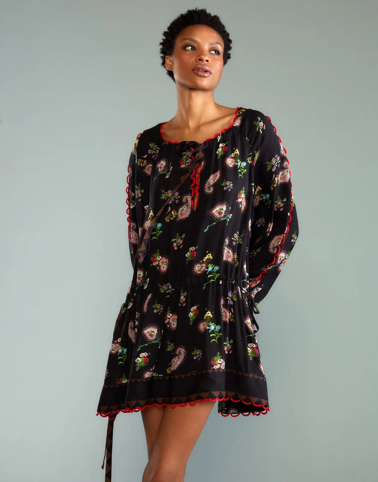Midnight Garden Mini Dress