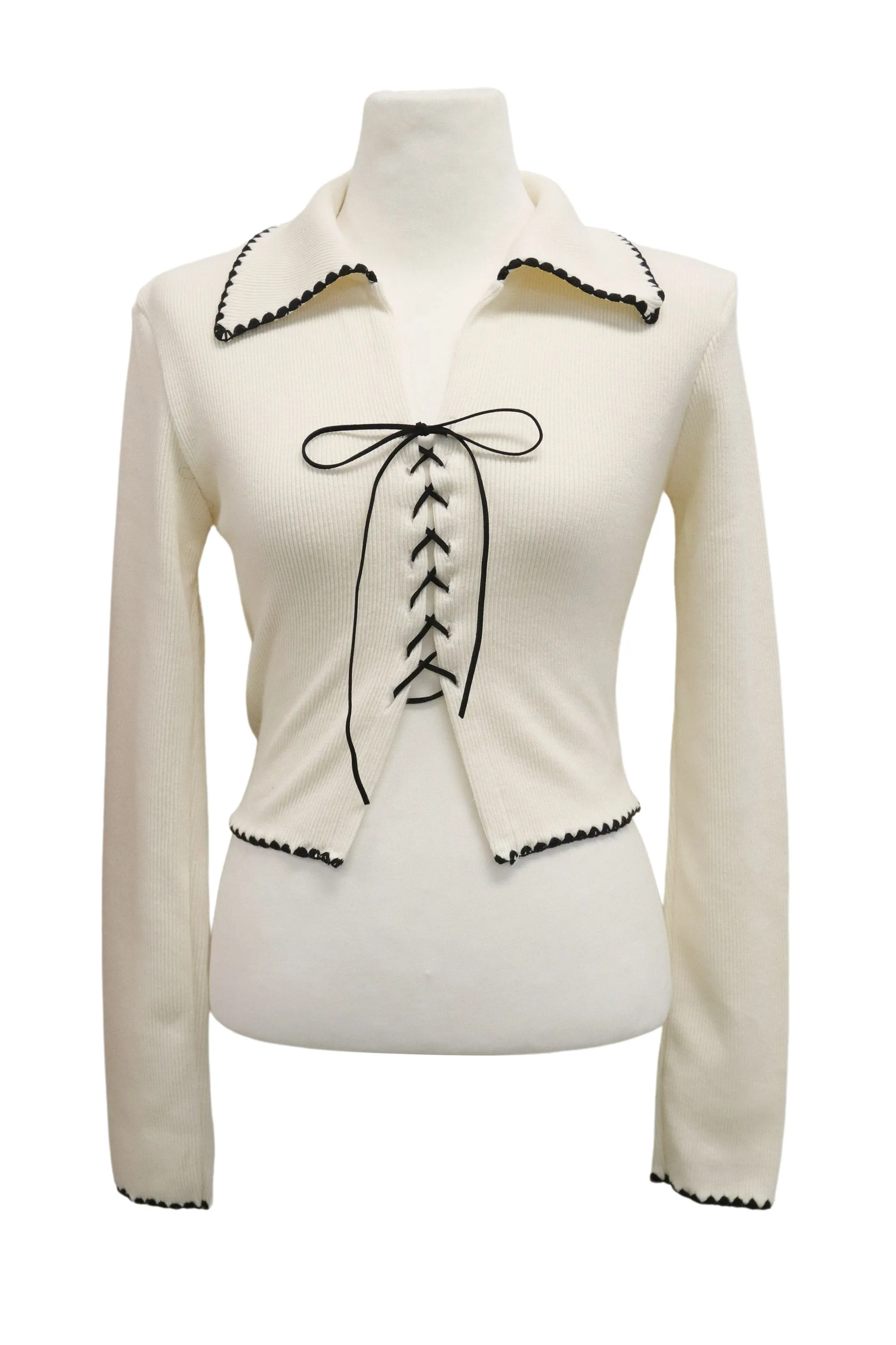 Milla Open Front Crop Top