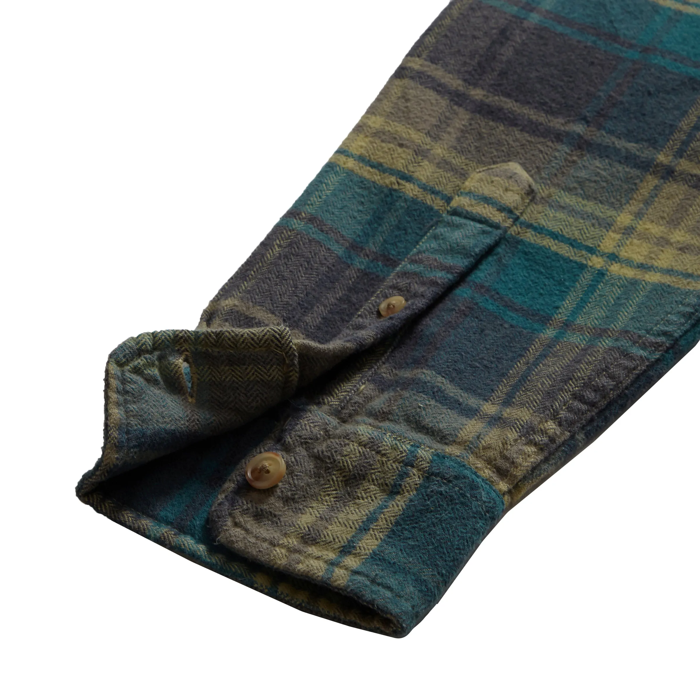 Palisades 3 Ply Jaspe Flannel - Pineapple Slice Plaid (Final Sale)