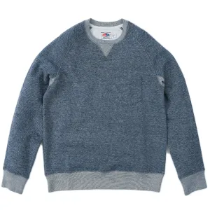 Palmer Athletic Fleece Crew - Blue Marl (Final Sale)*
