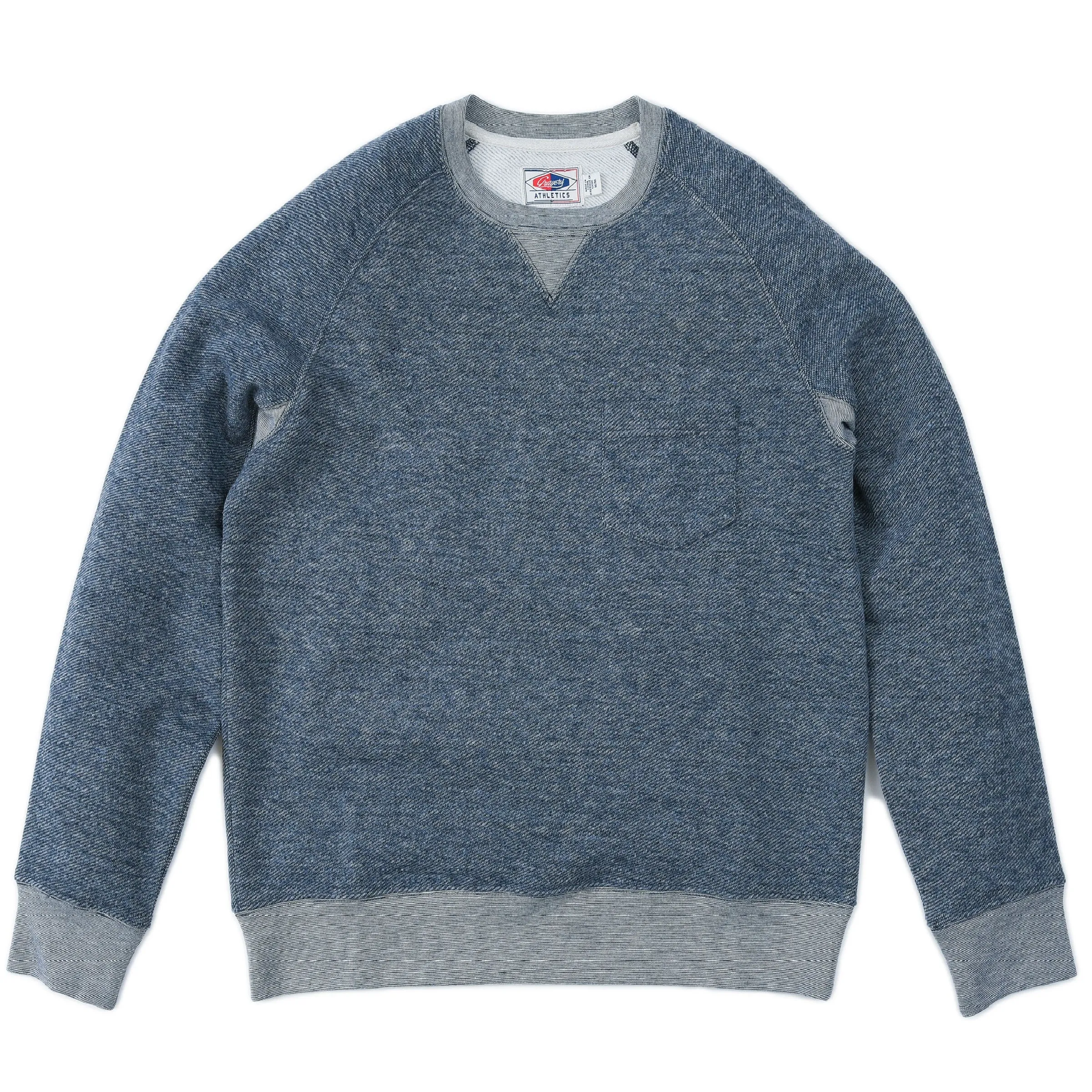 Palmer Athletic Fleece Crew - Blue Marl (Final Sale)*