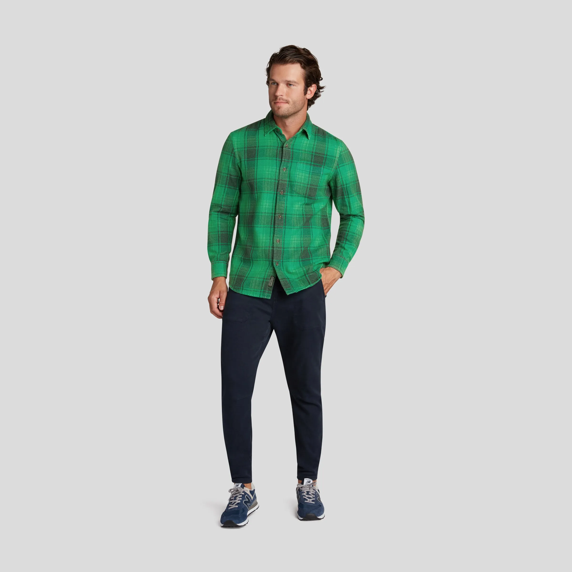 Pembroke Jaspe Flannel - Jelly Bean Plaid (Final Sale)