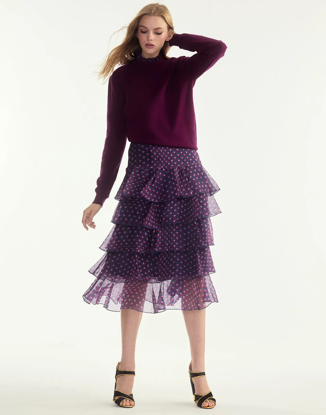 Prim Silk Organza Skirt