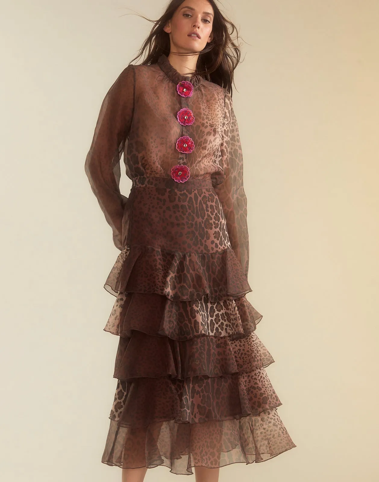 Prim Silk Organza Skirt