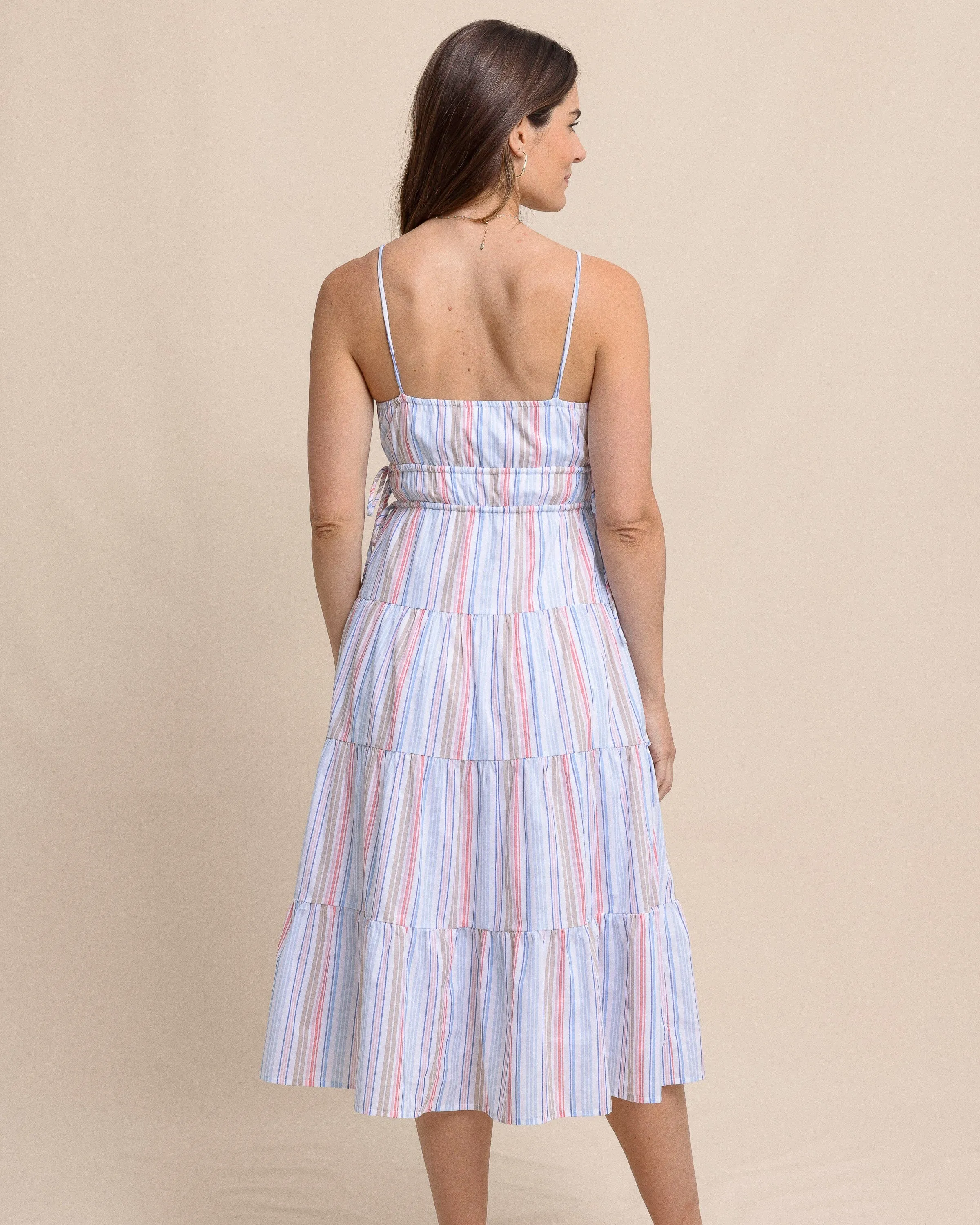 Raquel Stripe Midi Dress