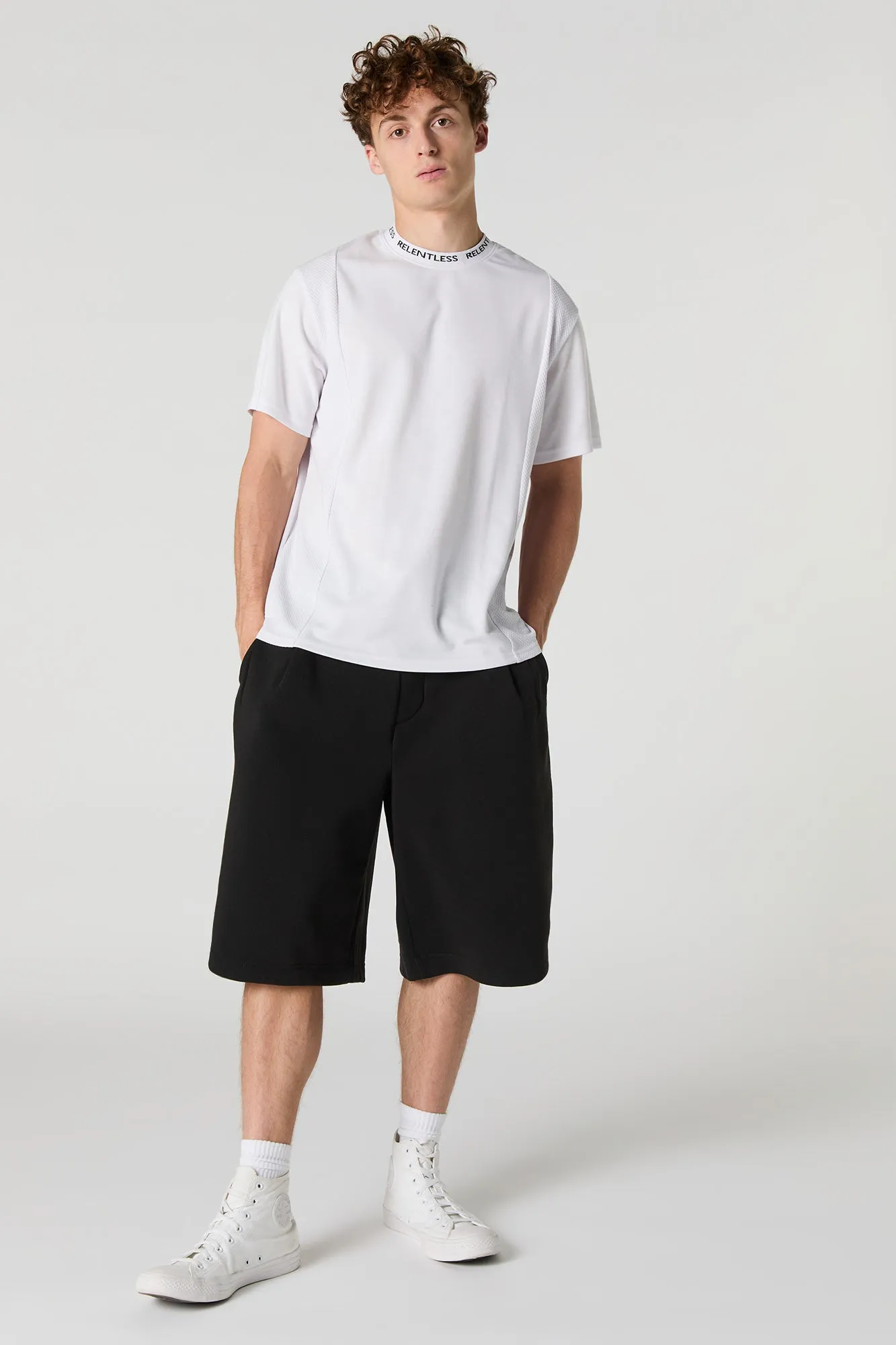 Relentless Jacquard Knit Textured T-Shirt