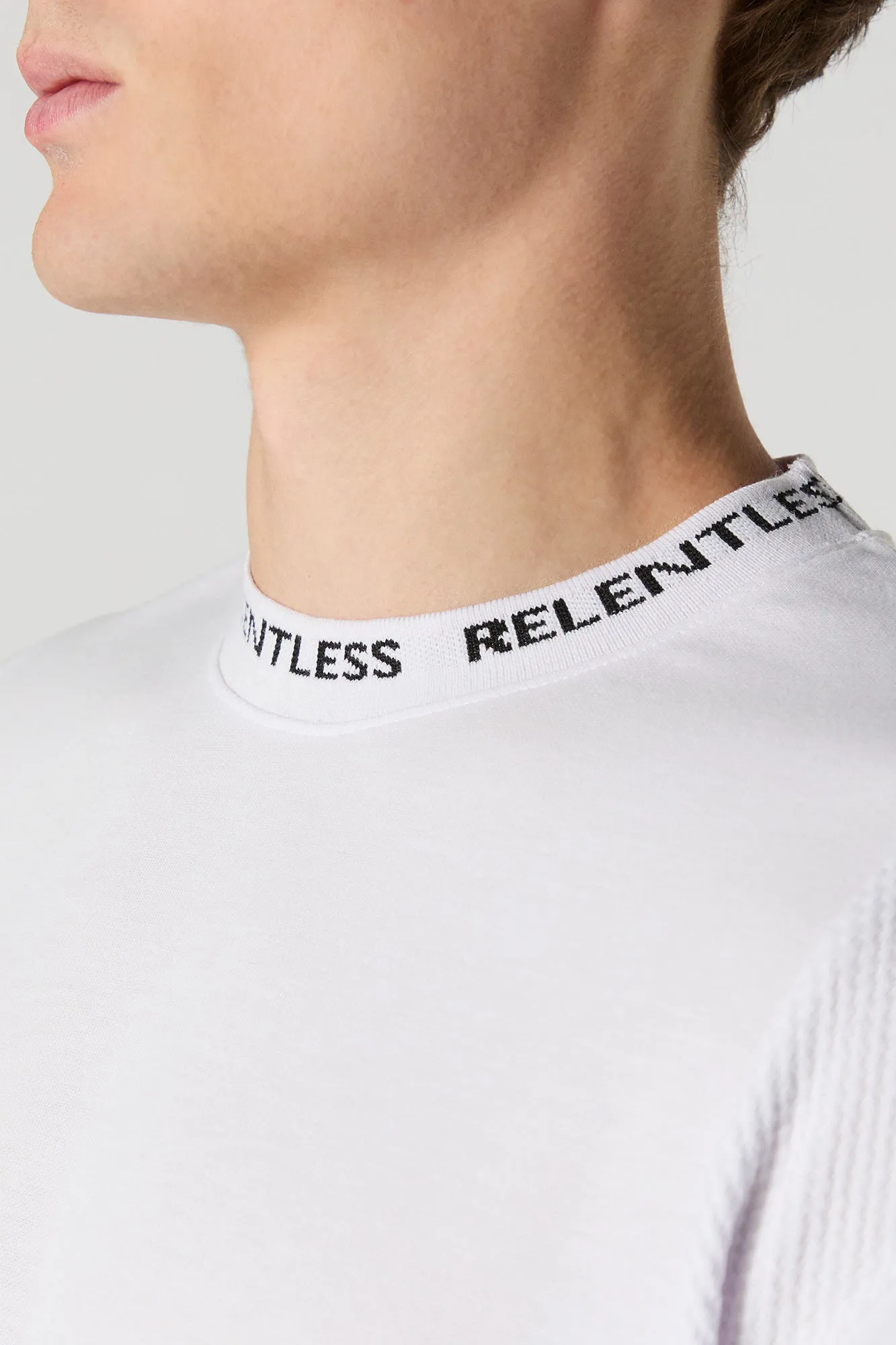 Relentless Jacquard Knit Textured T-Shirt
