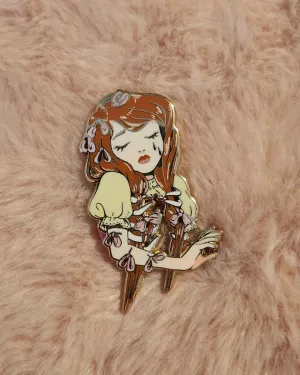 Ribbons Cage Enamel Pin