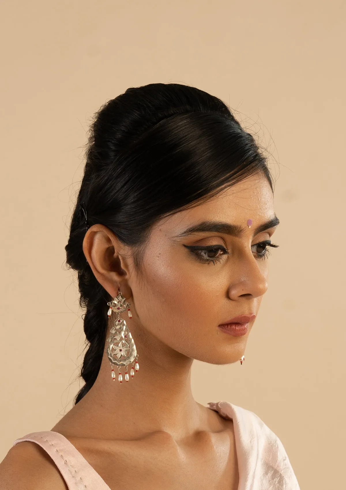 Roopa Handmade Silver Earrings