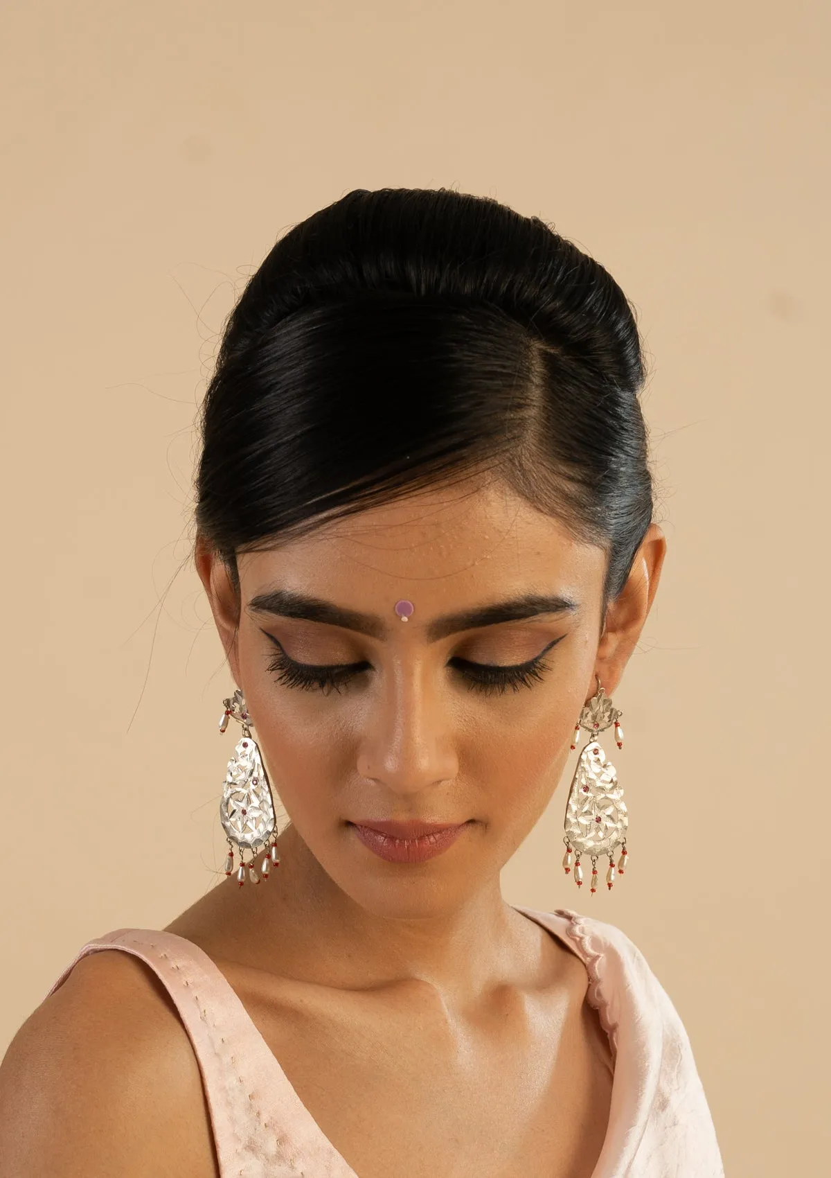 Roopa Handmade Silver Earrings