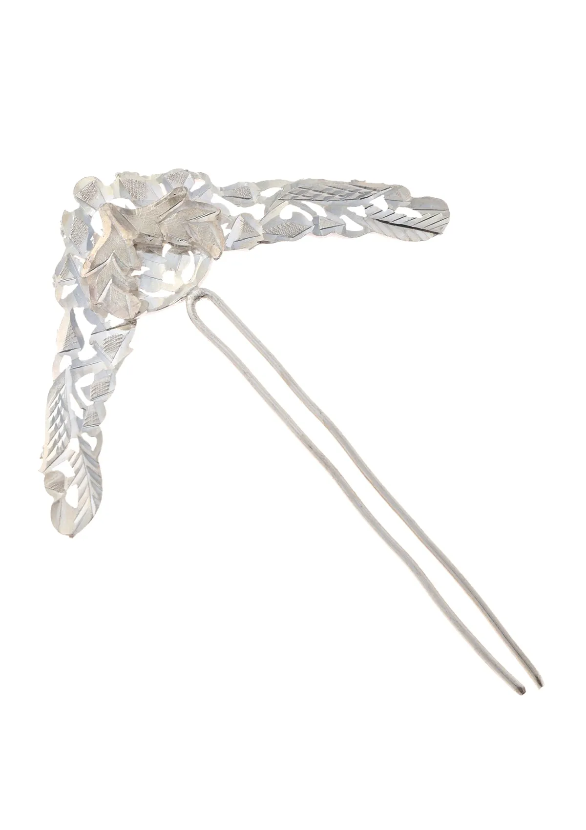 Sandhya Silver Hairpin