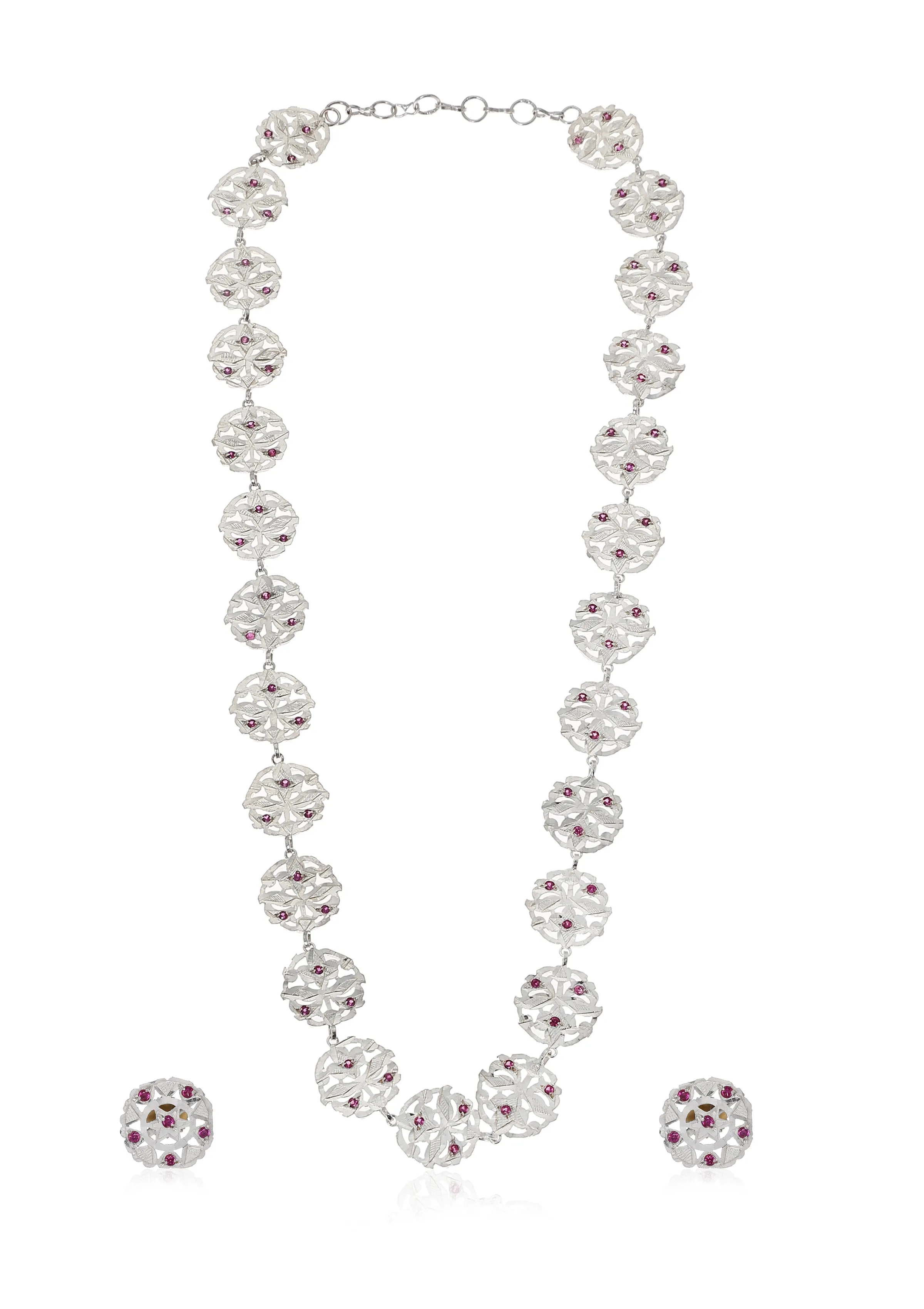 Santoshi Handmade Silver Necklace