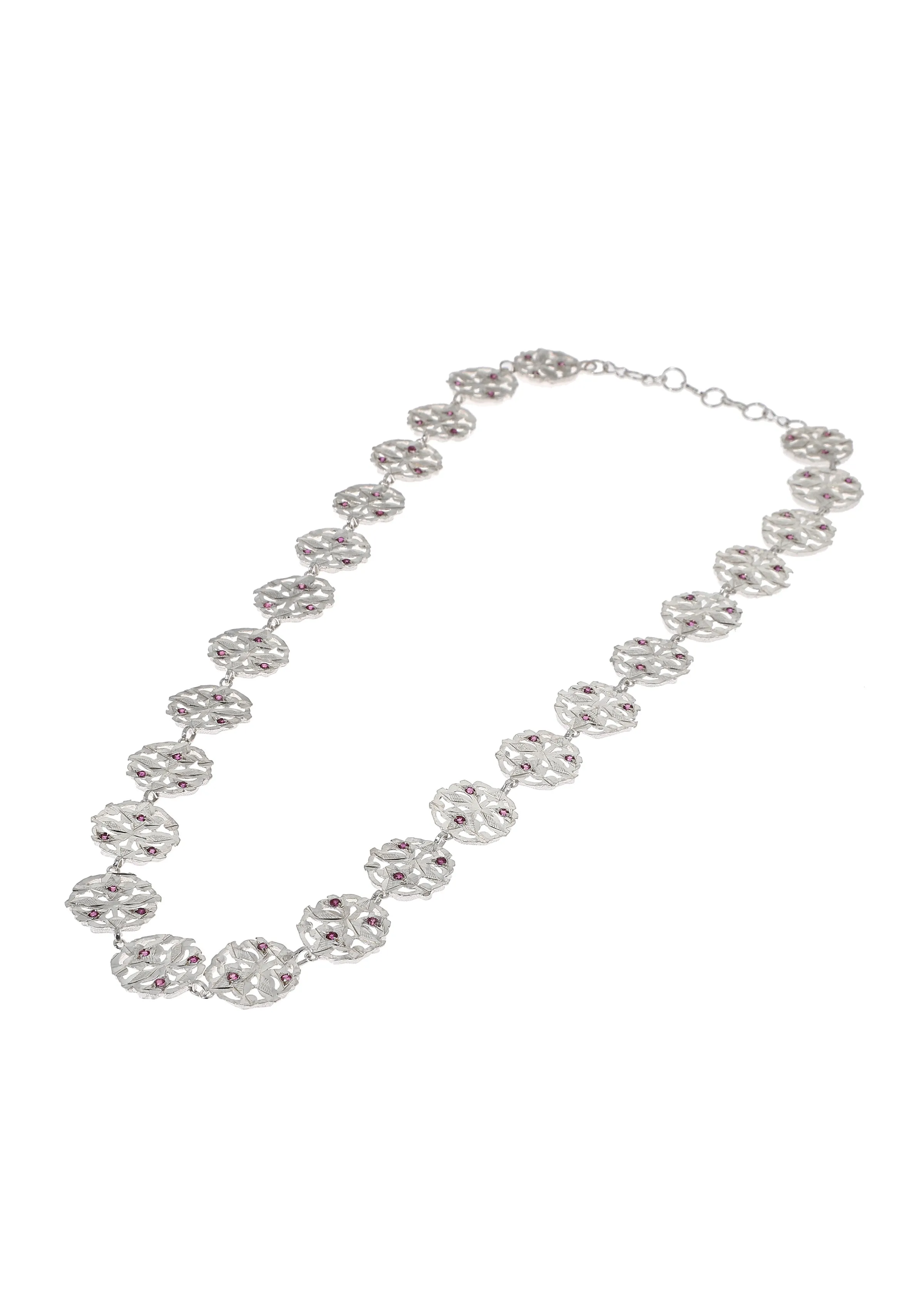 Santoshi Handmade Silver Necklace