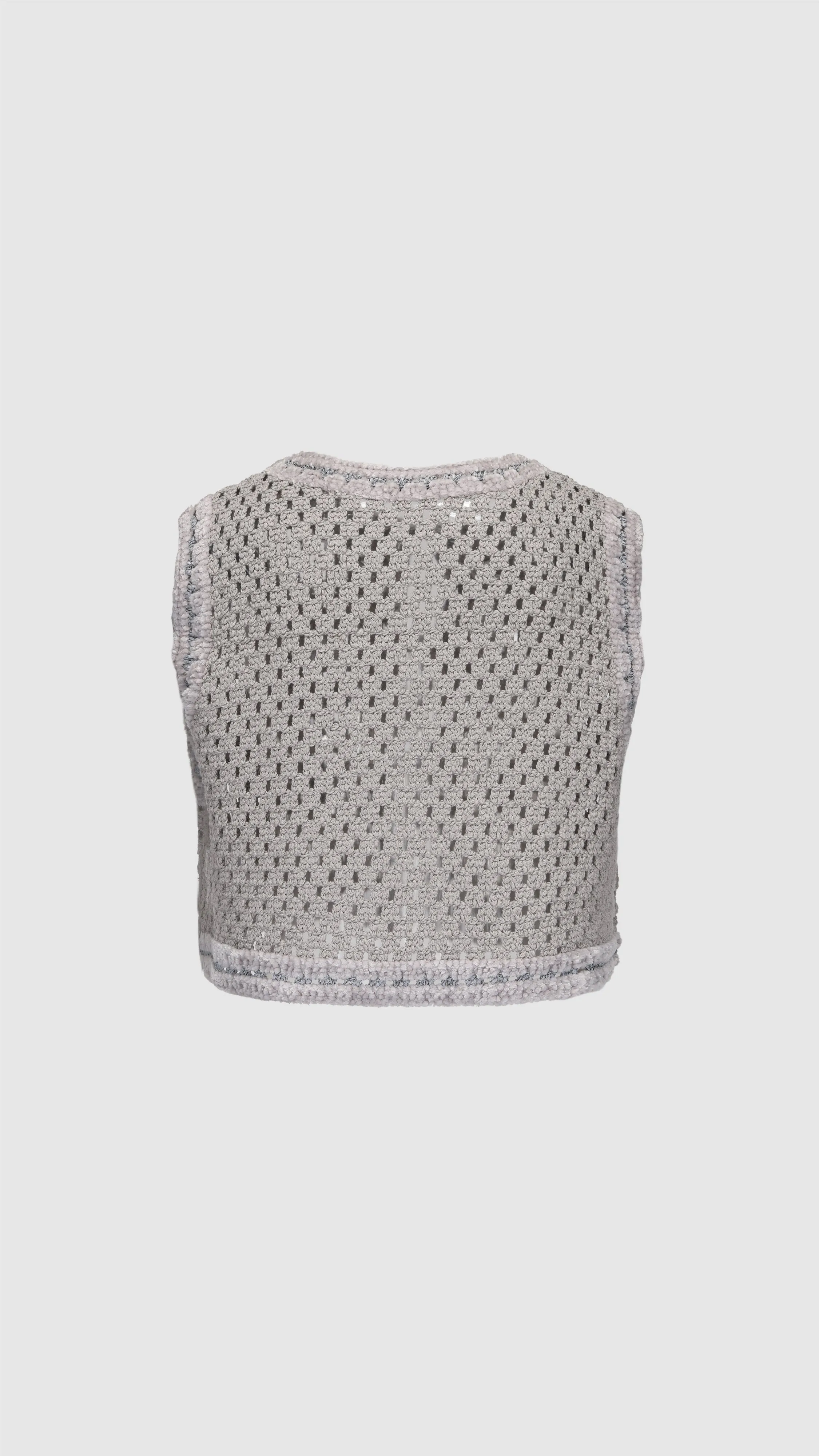 Selk'Nam Graphic Crochet Vest