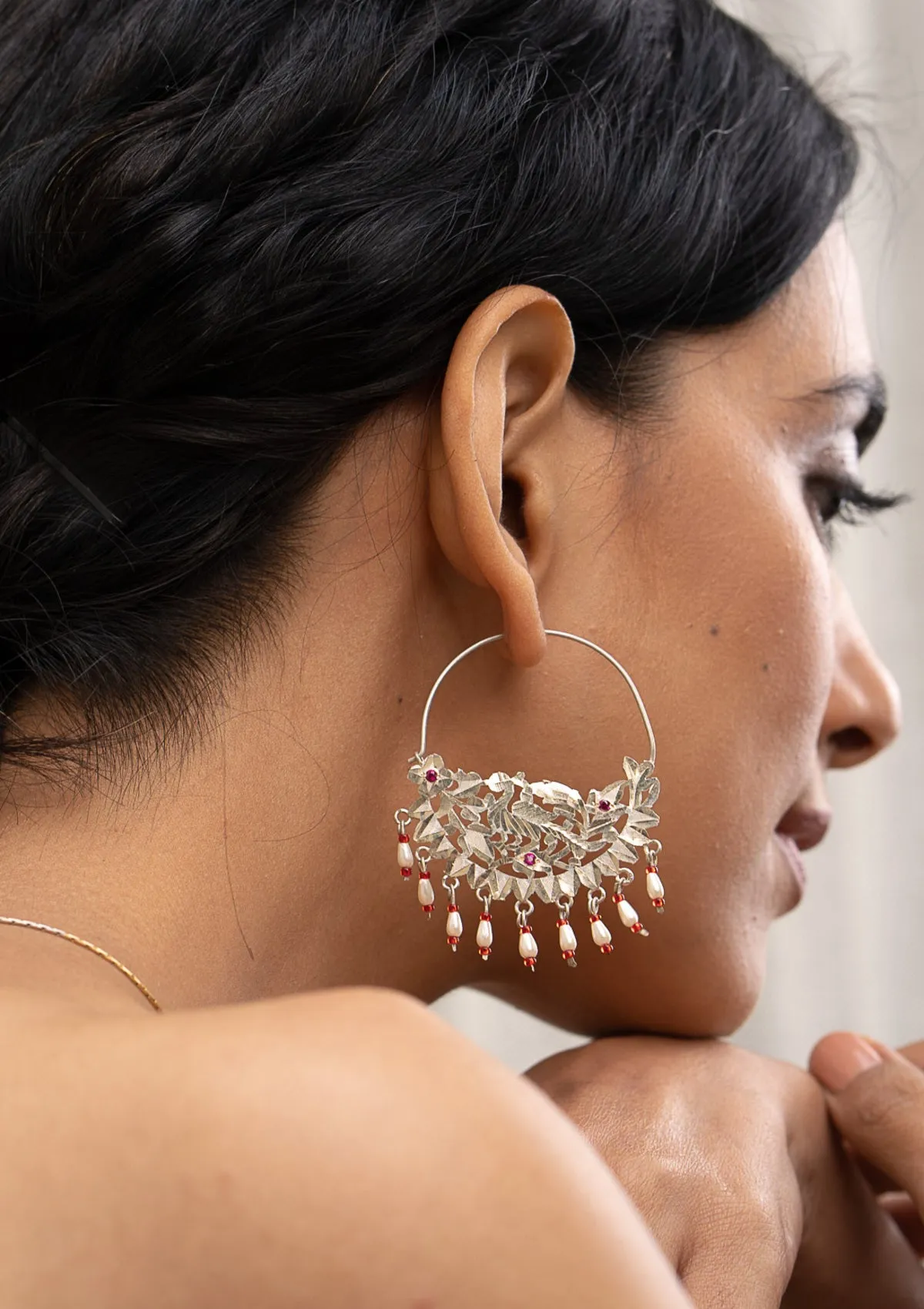Shamli Handmade Silver Earrings