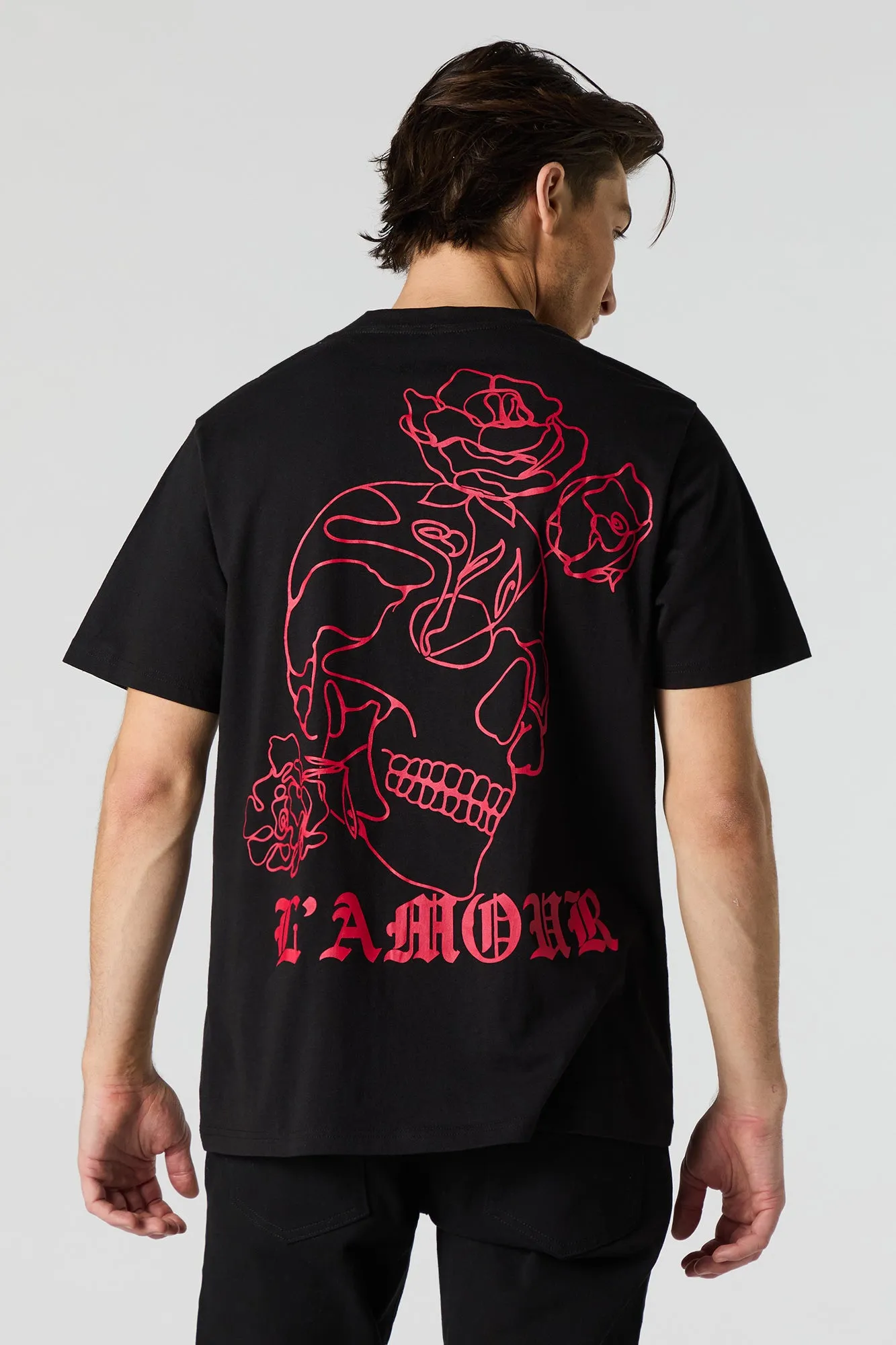 Skull & Roses Graphic T-Shirt