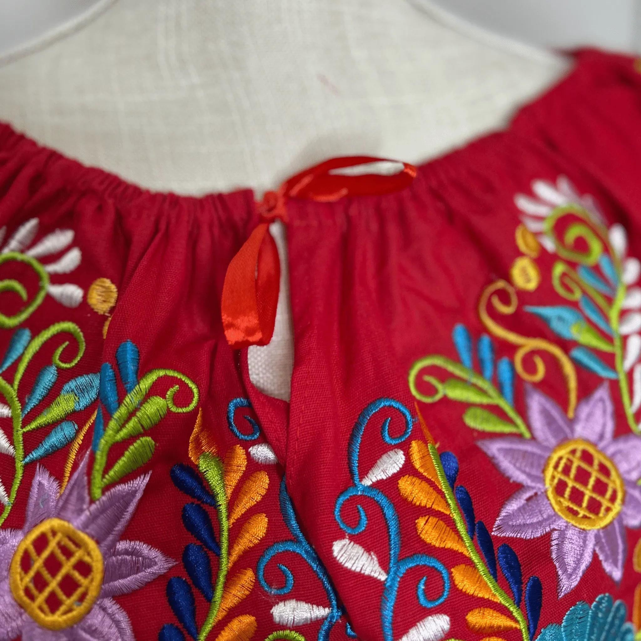 Sleeve Off Shoulder Mexican Blouse Daisy