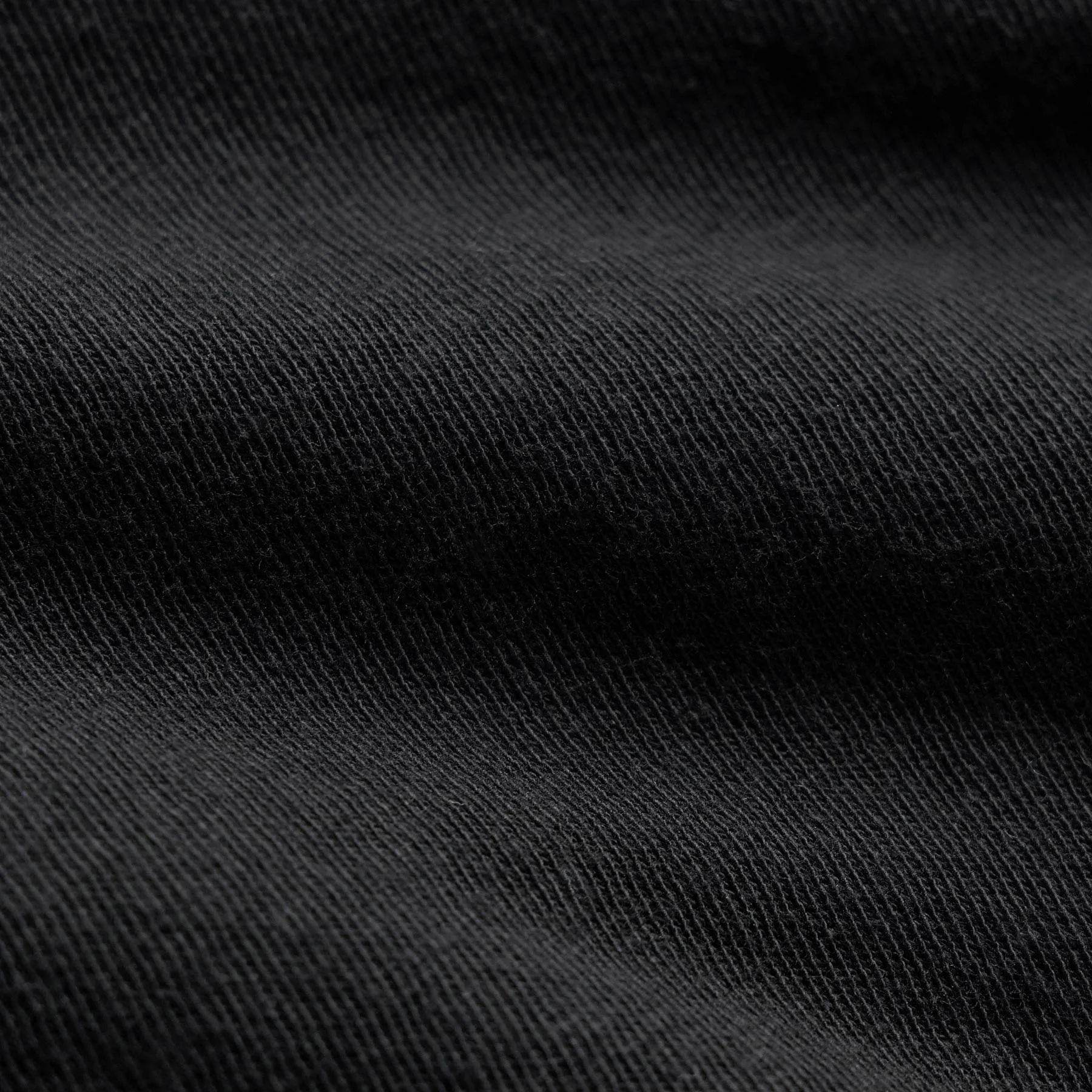 Slub Jersey Henley - Black