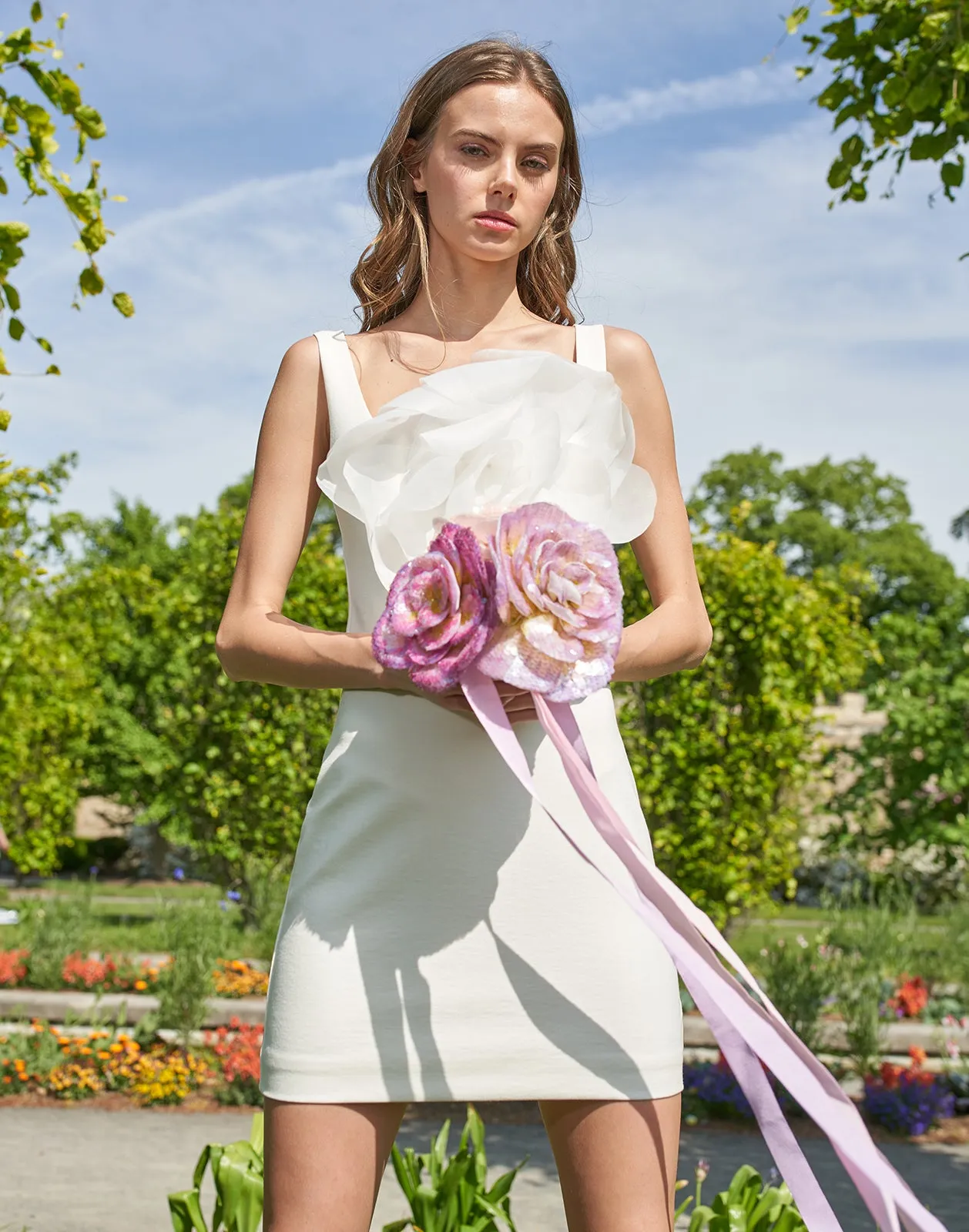 Sofia Organza Flower Dress
