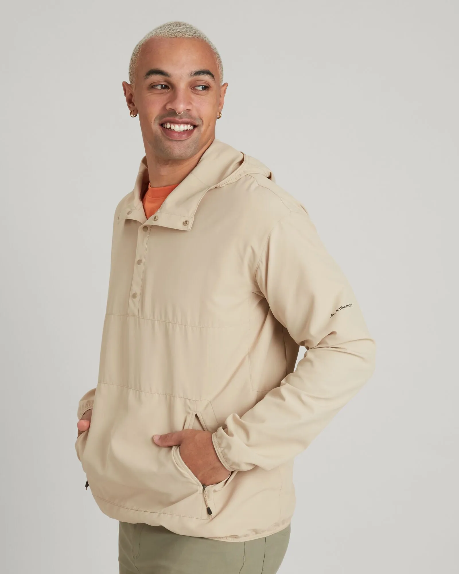 SUN-Scout UPF Men's Long Sleeve Hooded Shirt - Drift